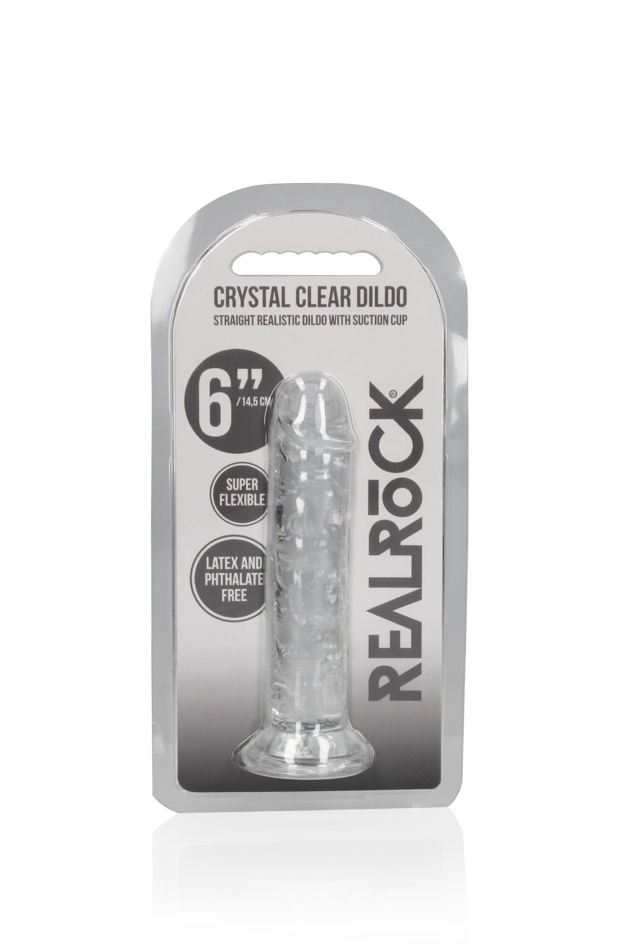 Straight Realistic Dildo With Suction Cup - 6'' / 14,5