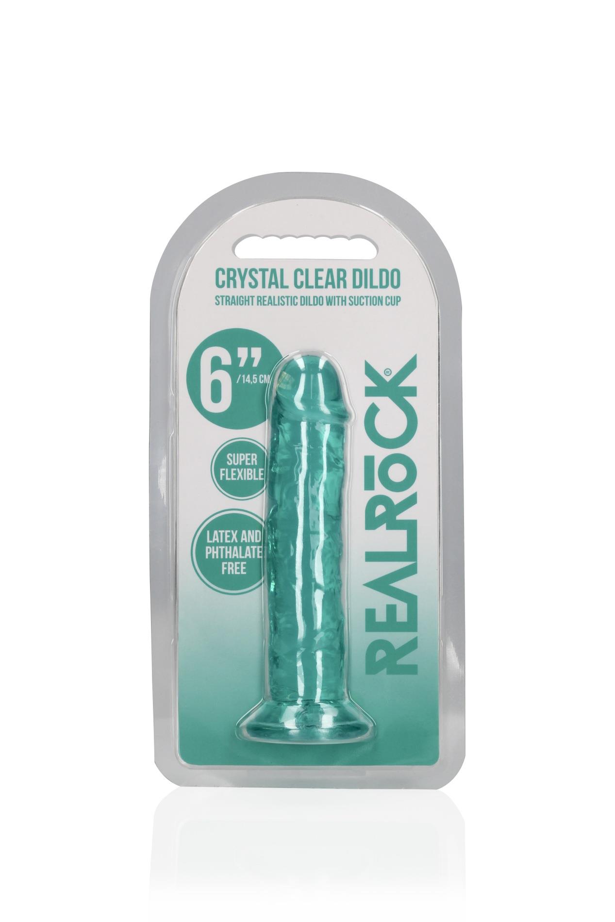 Straight Realistic Dildo With Suction Cup - 6'' / 14,5