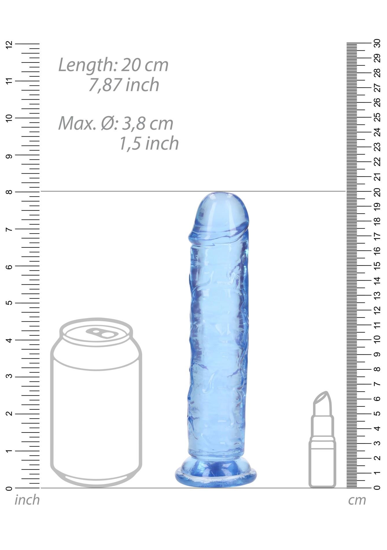 Straight Realistic Dildo With Suction Cup - 7'' / 18