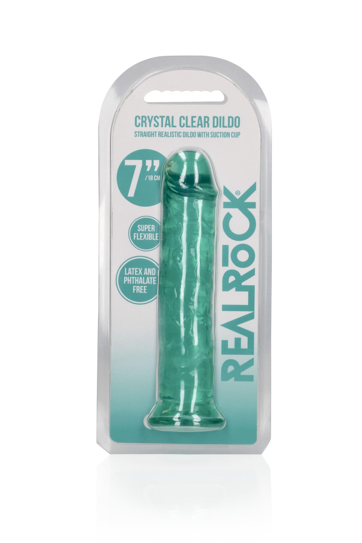 Straight Realistic Dildo With Suction Cup - 7'' / 18