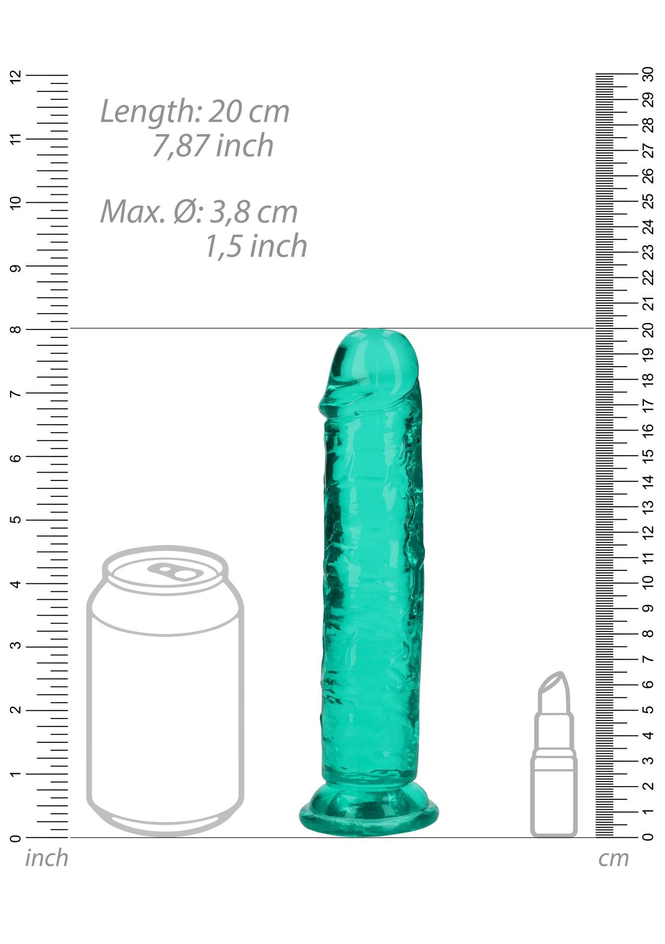 Straight Realistic Dildo With Suction Cup - 7'' / 18