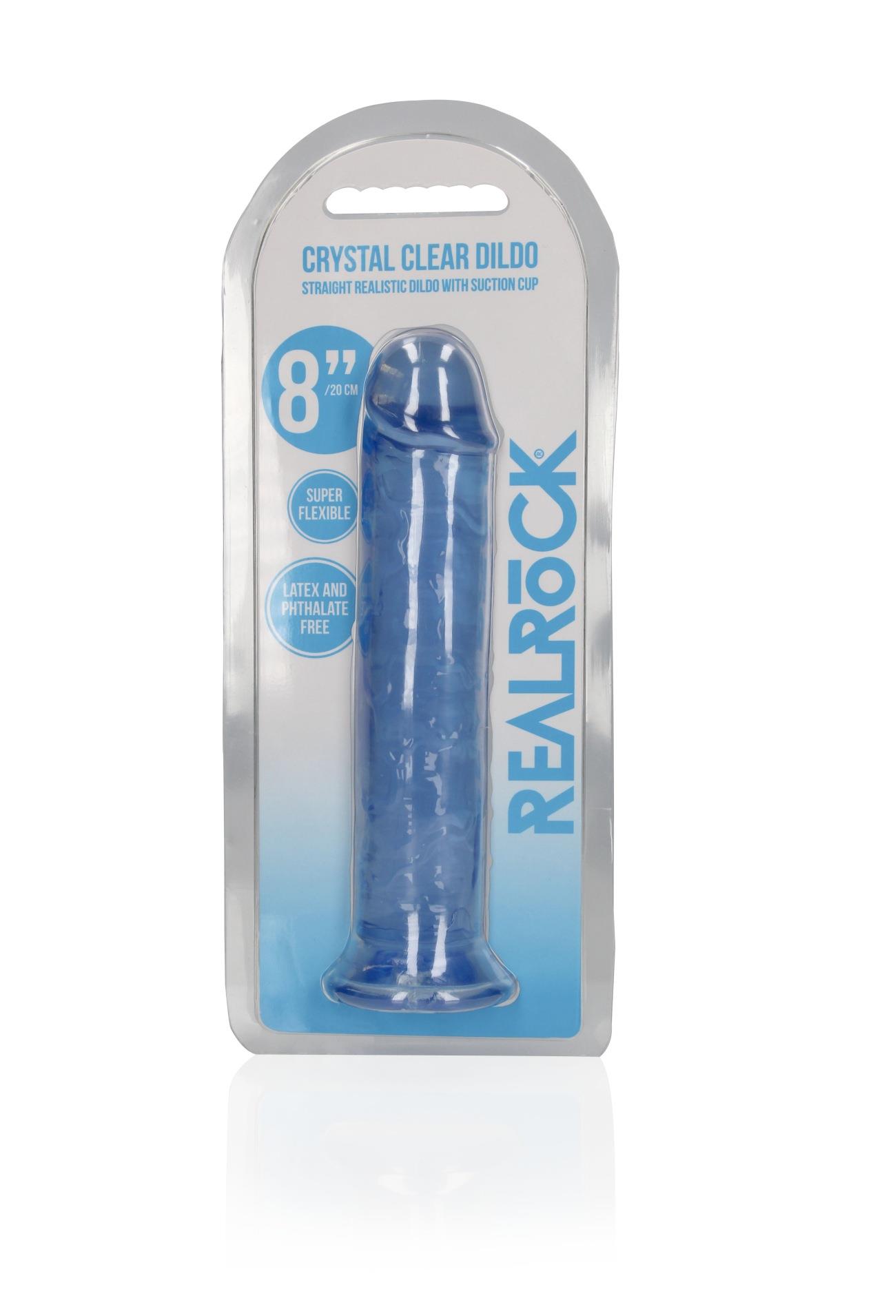 Straight Realistic Dildo With Suction Cup - 8'' / 20