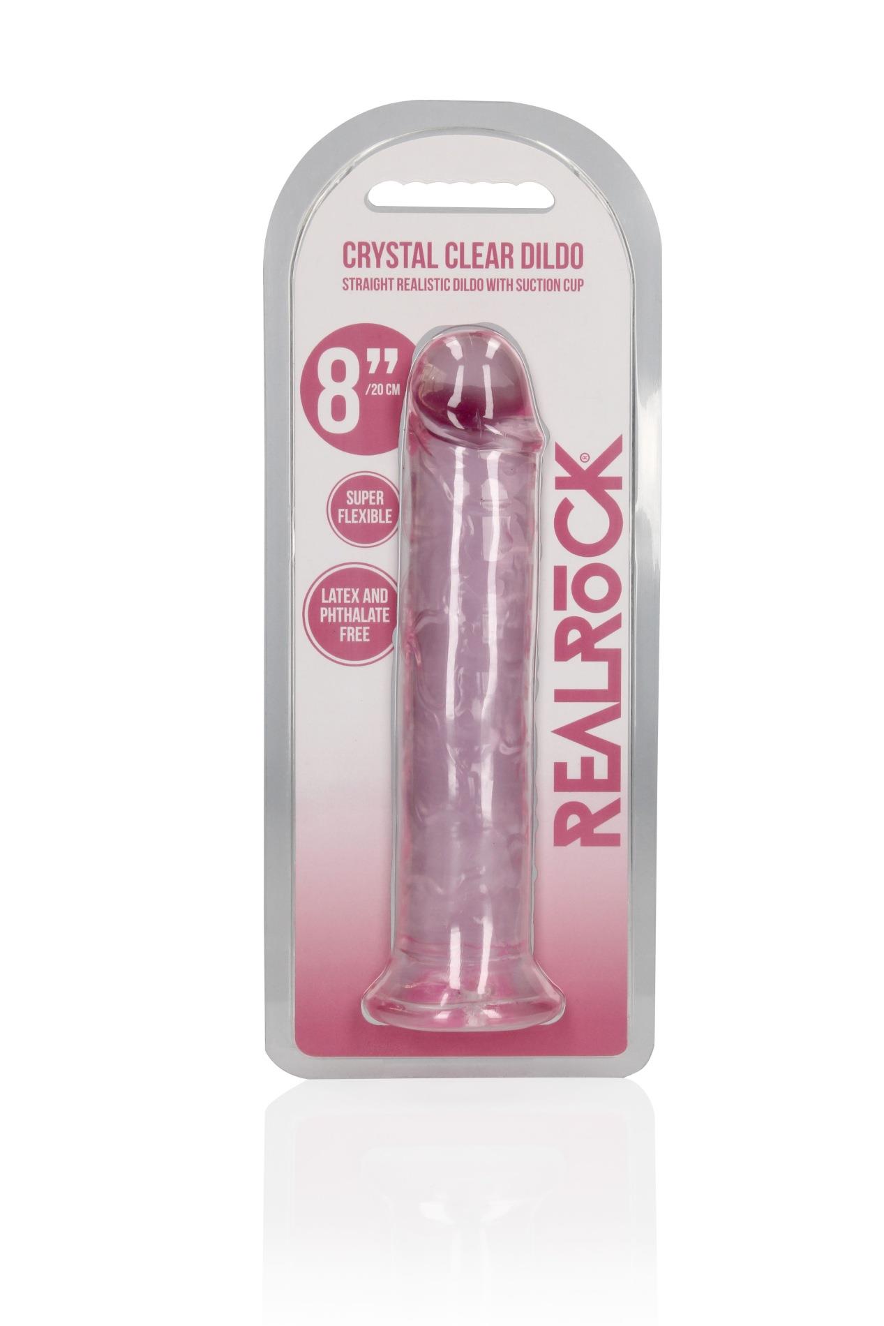 Straight Realistic Dildo With Suction Cup - 8'' / 20