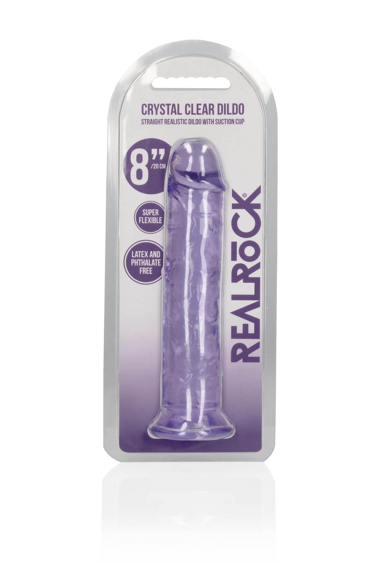 Straight Realistic Dildo With Suction Cup - 8'' / 20