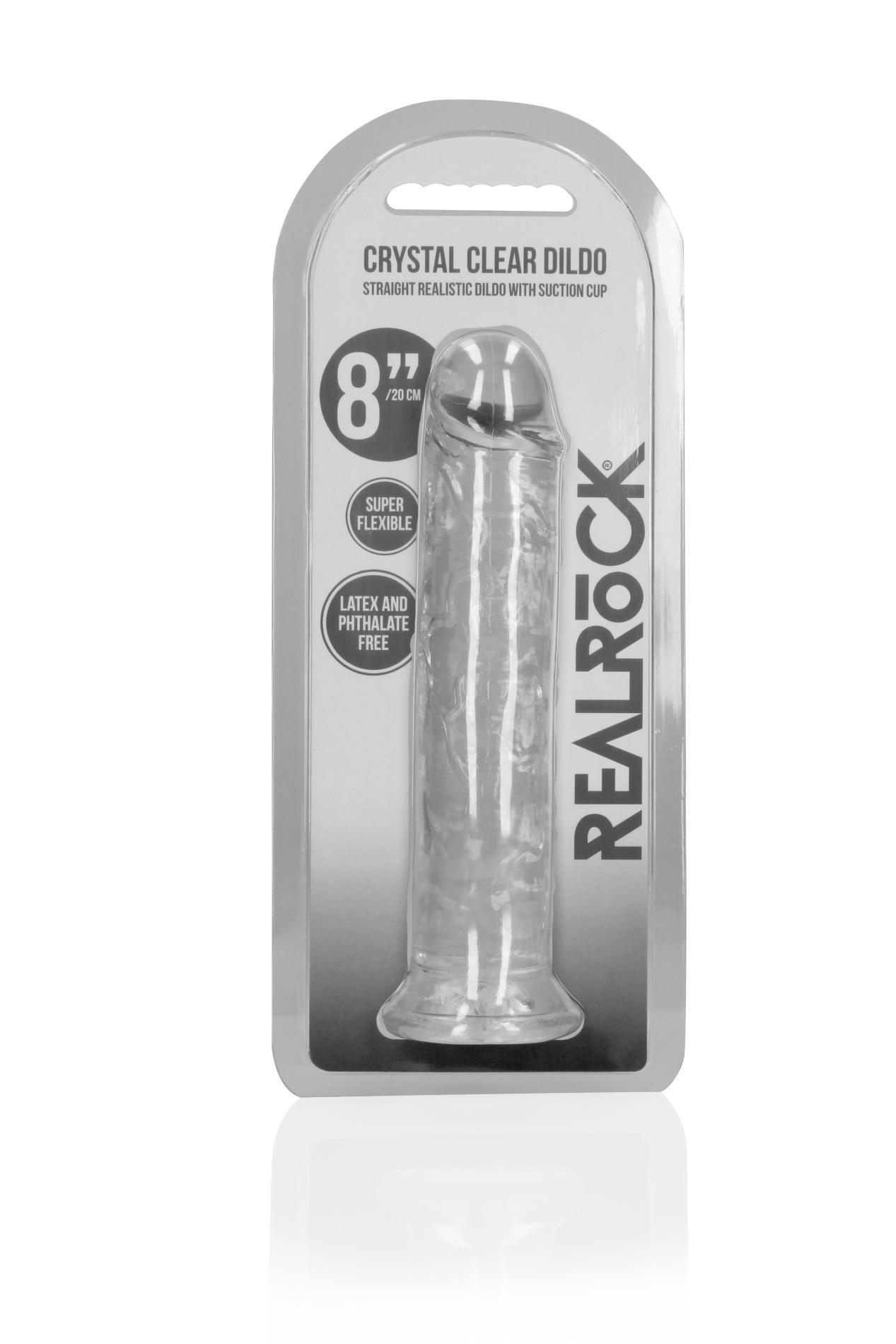 Straight Realistic Dildo With Suction Cup - 8'' / 20