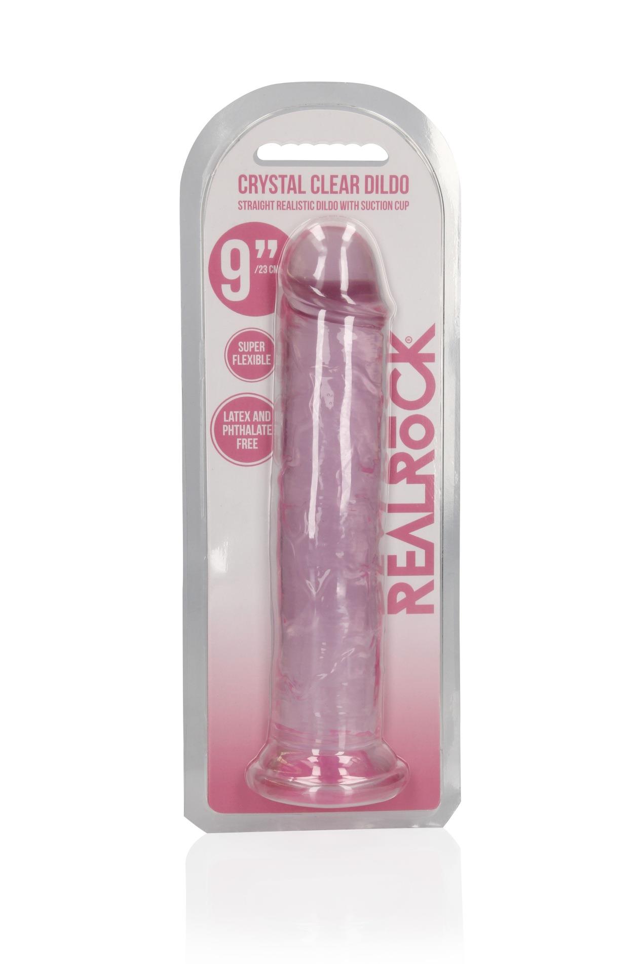 Straight Realistic Dildo With Suction Cup - 9'' / 23