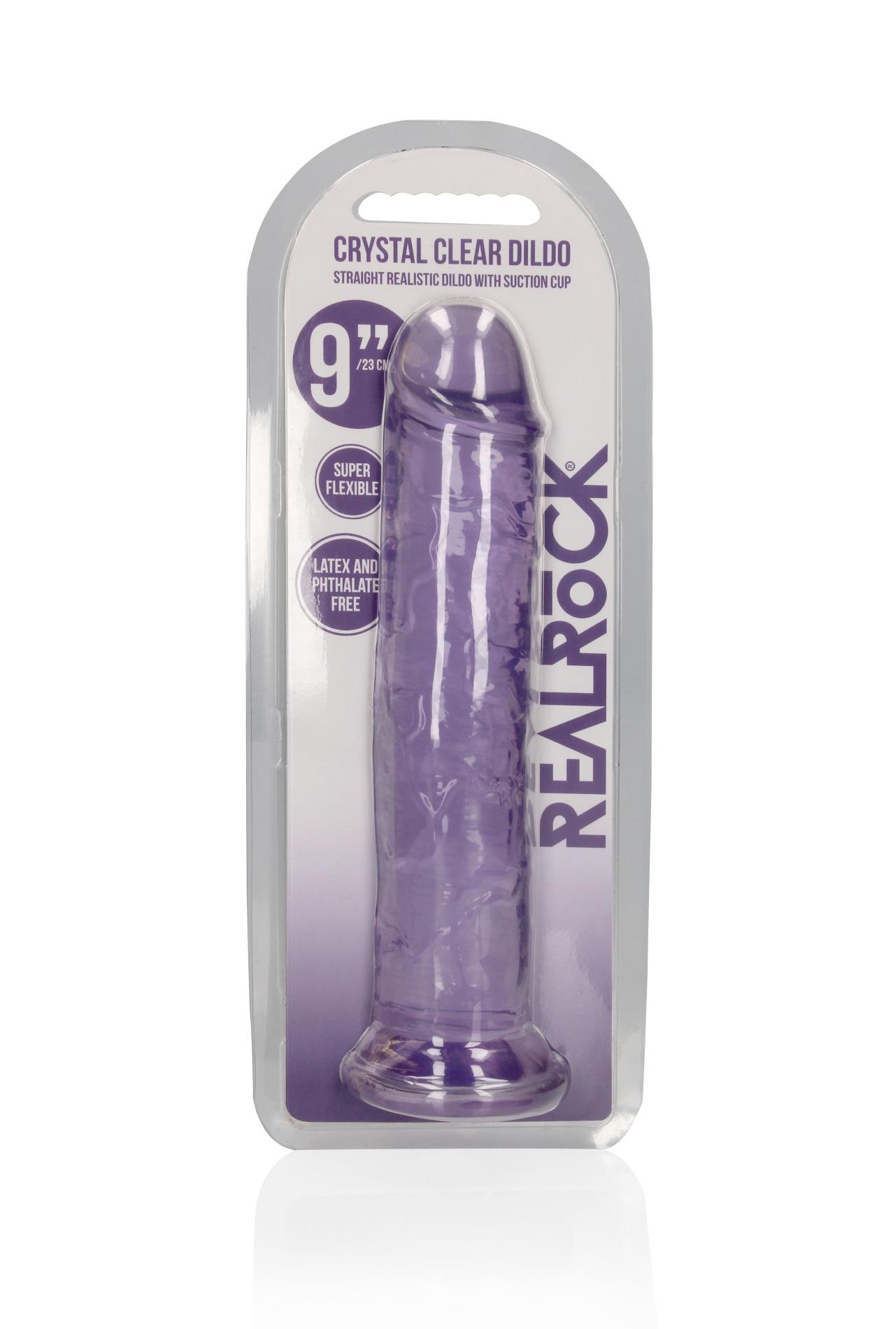 Straight Realistic Dildo With Suction Cup - 9'' / 23