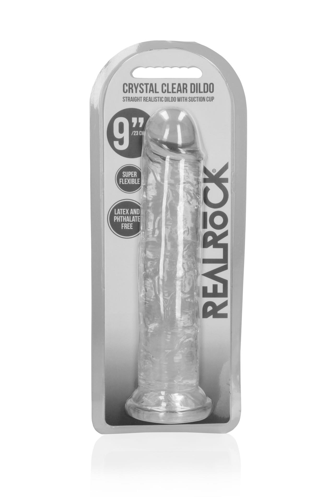 Straight Realistic Dildo With Suction Cup - 9'' / 23