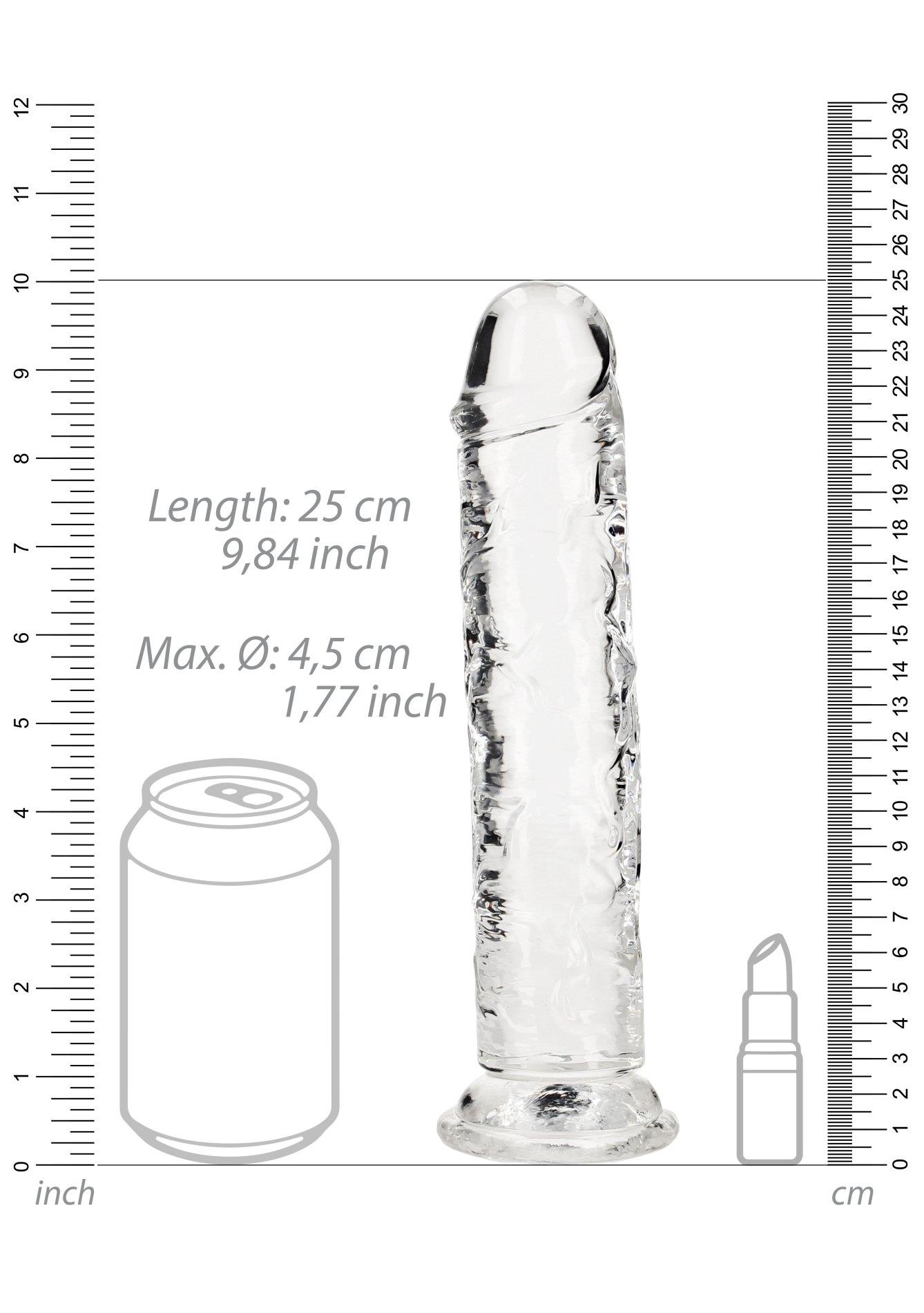 Straight Realistic Dildo With Suction Cup - 9'' / 23