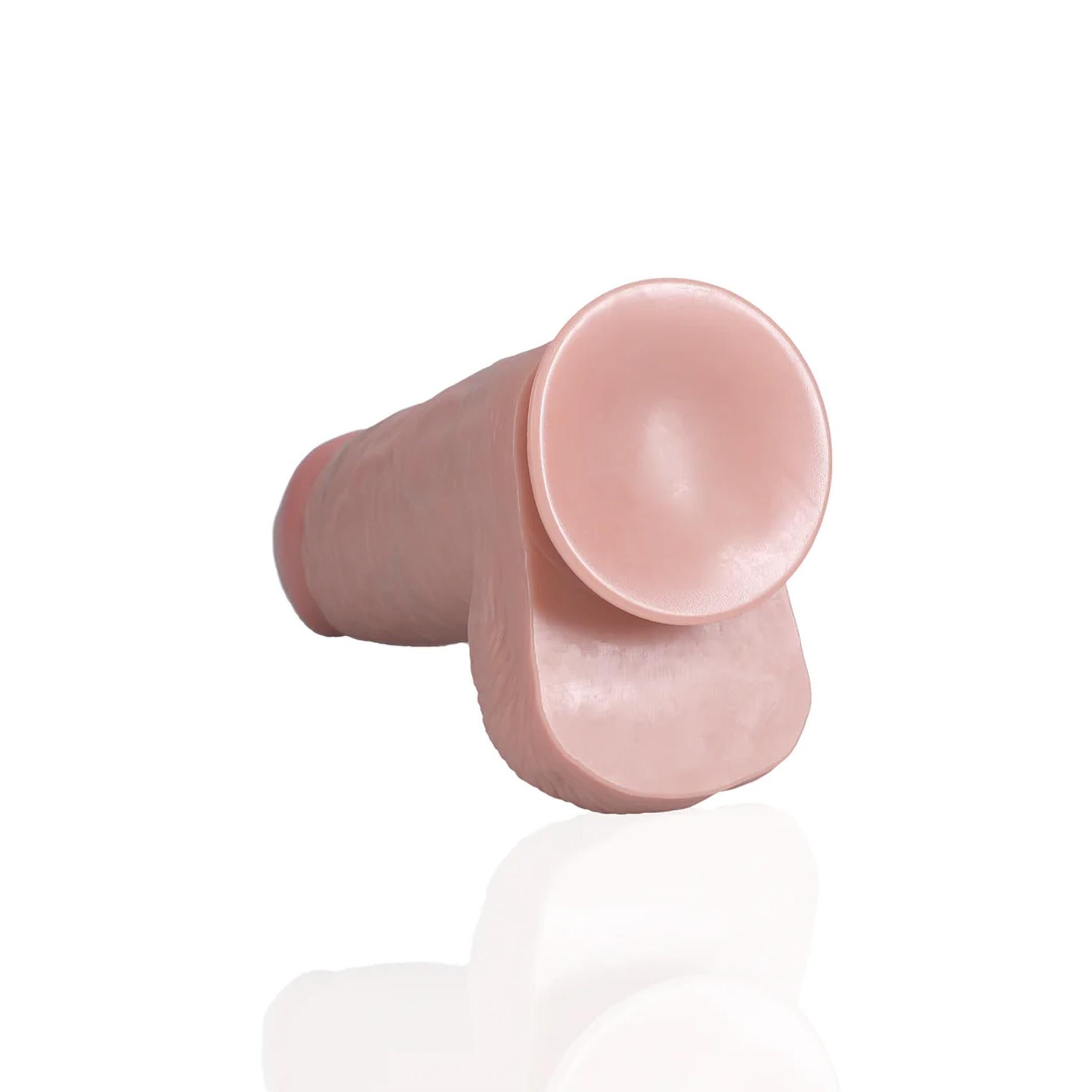 Extra Thick Straight With Balls 20,3 Cm - Flesh
