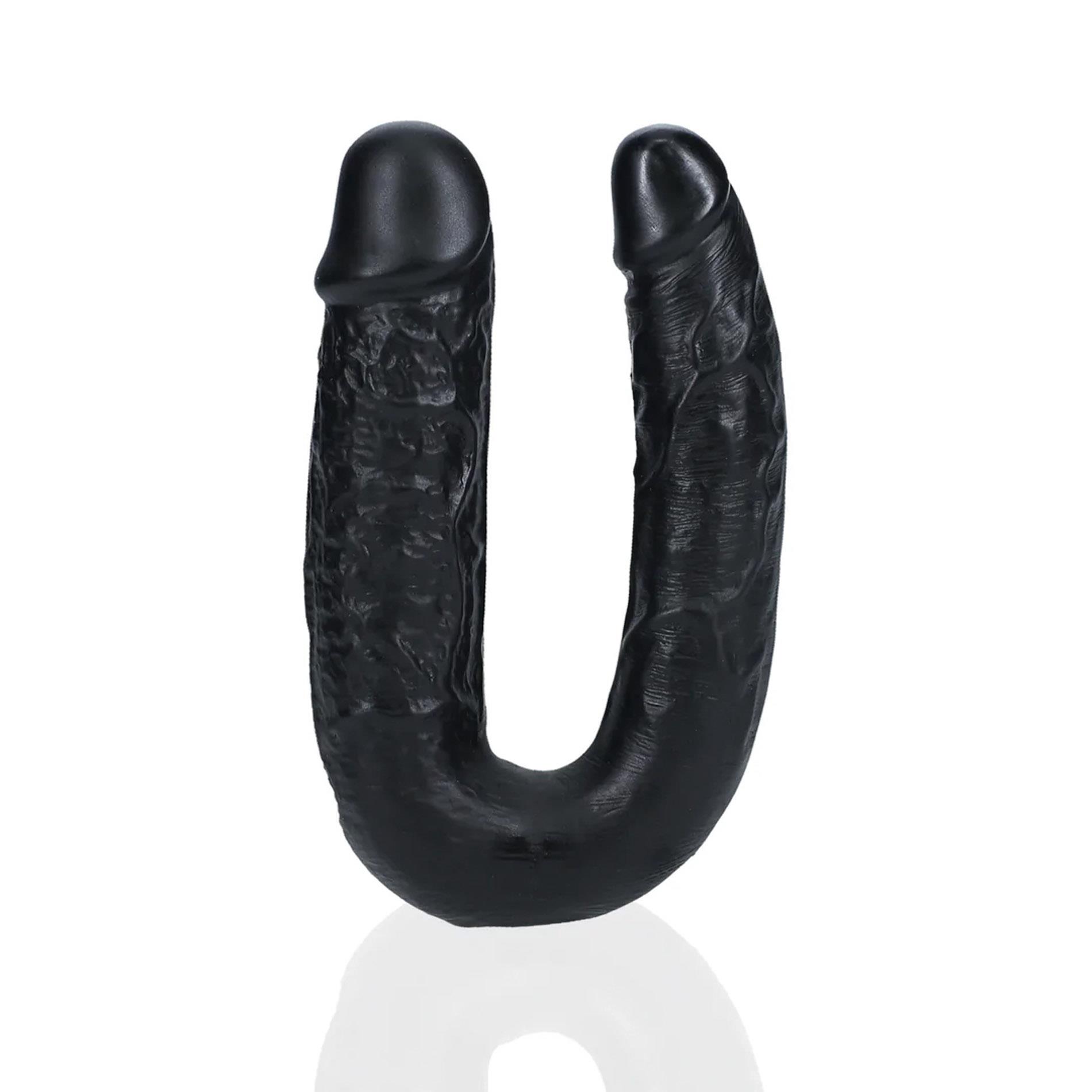 U Shaped Double Dildo 12,7 Cm - Black