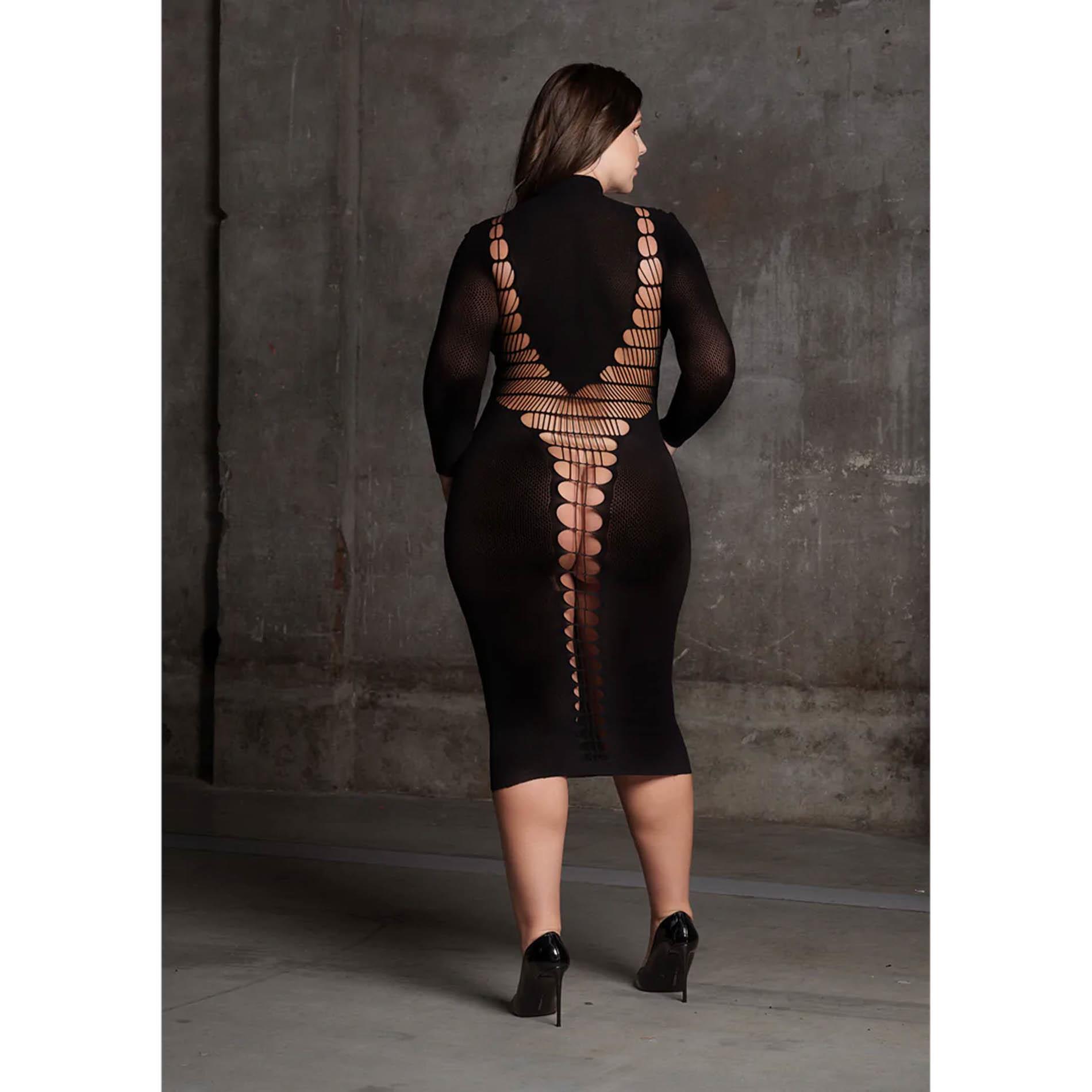 Carme Xi - Dress With Turtleneck - Plus Size