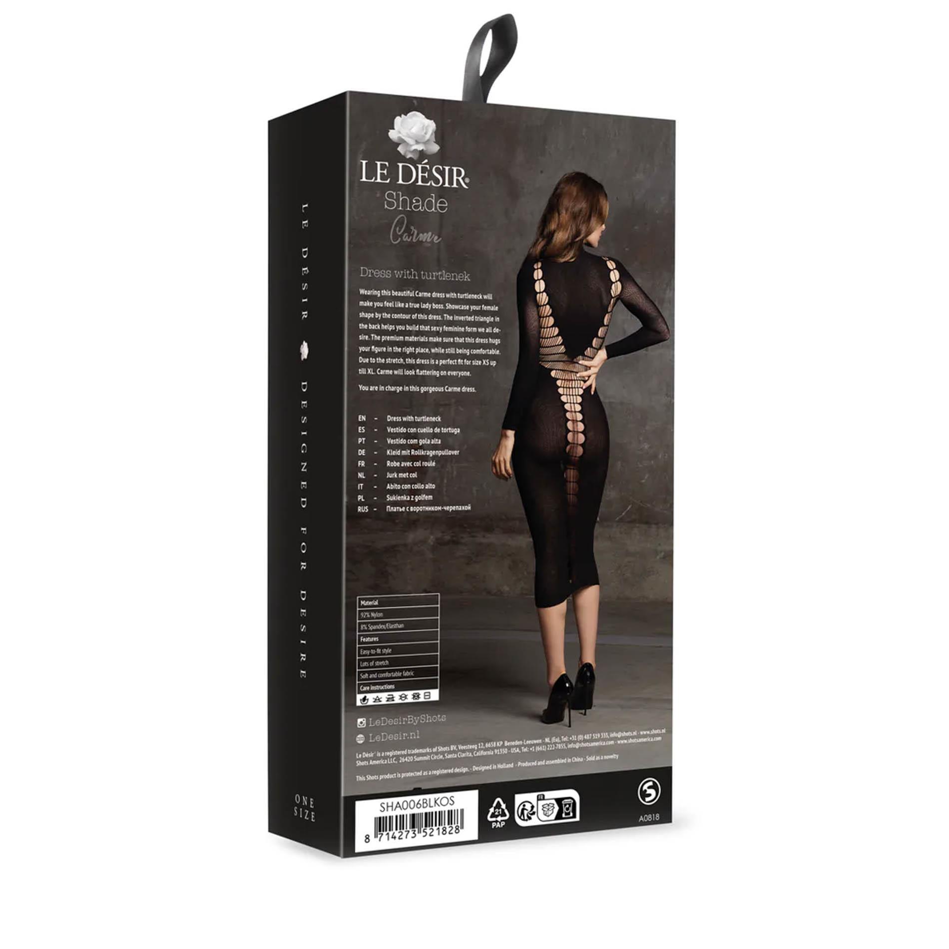 Carme Xi - Dress With Turtleneck - One Size