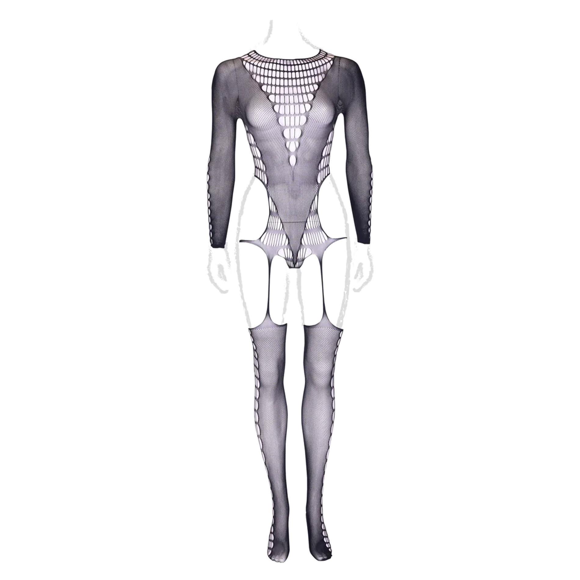 Kalyke Xxiii - Bodystocking With Turtleneck - Plus Size