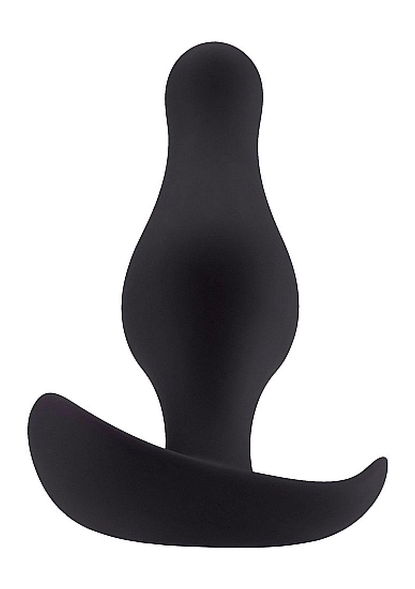 Butt Plug With Handle - Small - Black