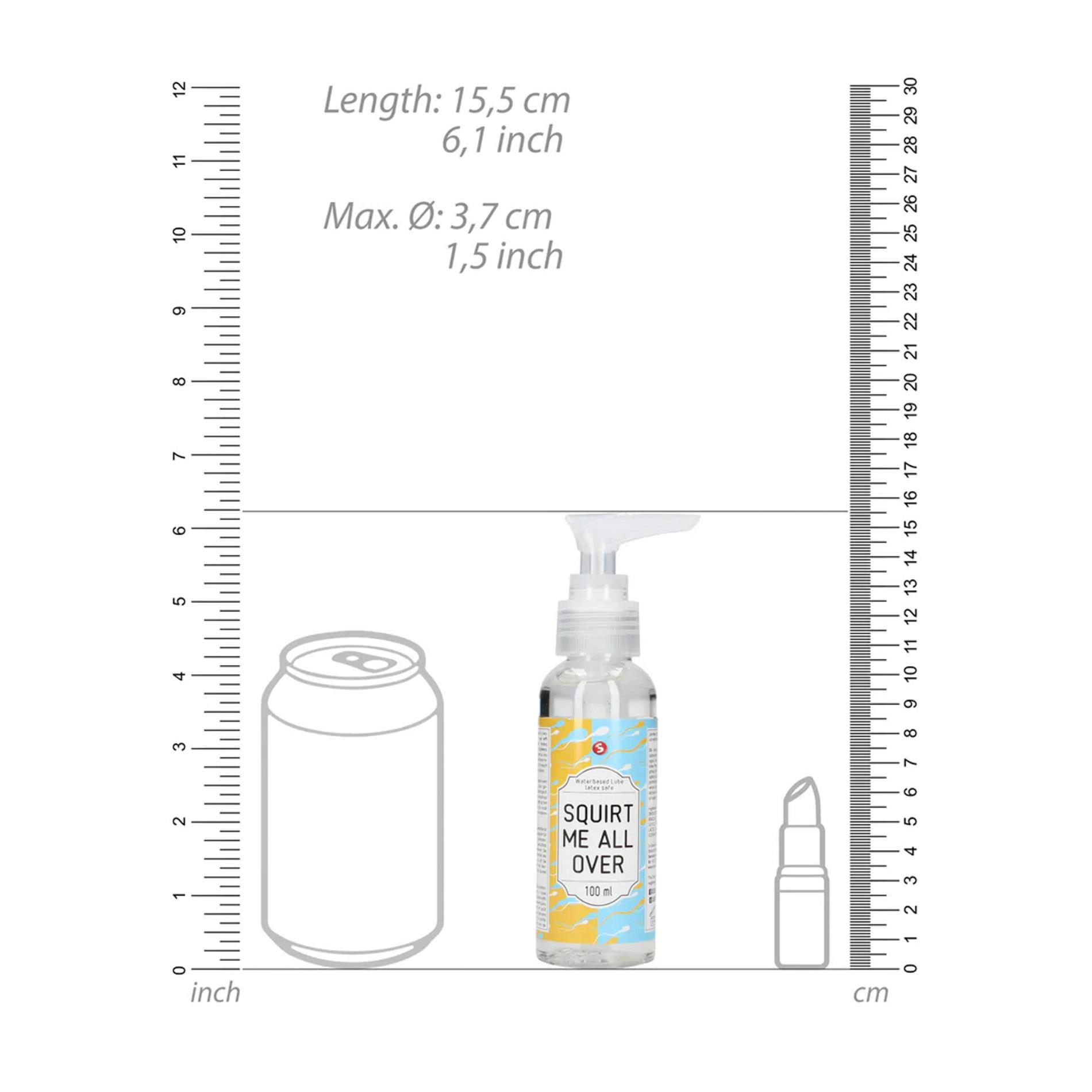 Squirt Me All Over - Waterbased Lubricant - 100 Ml