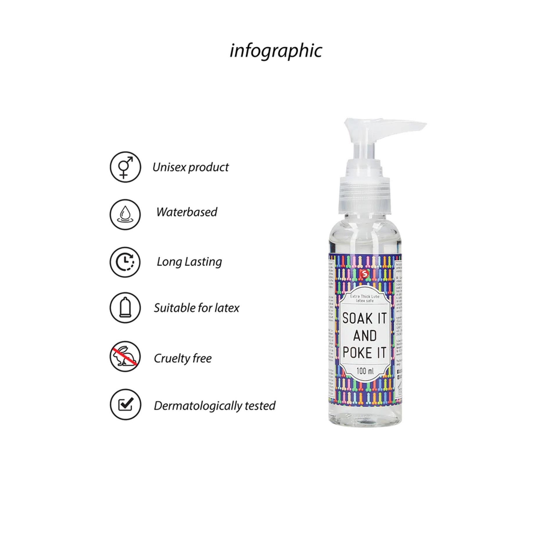Soak It And Poke It - Extra Thick Lubricant - 100 Ml