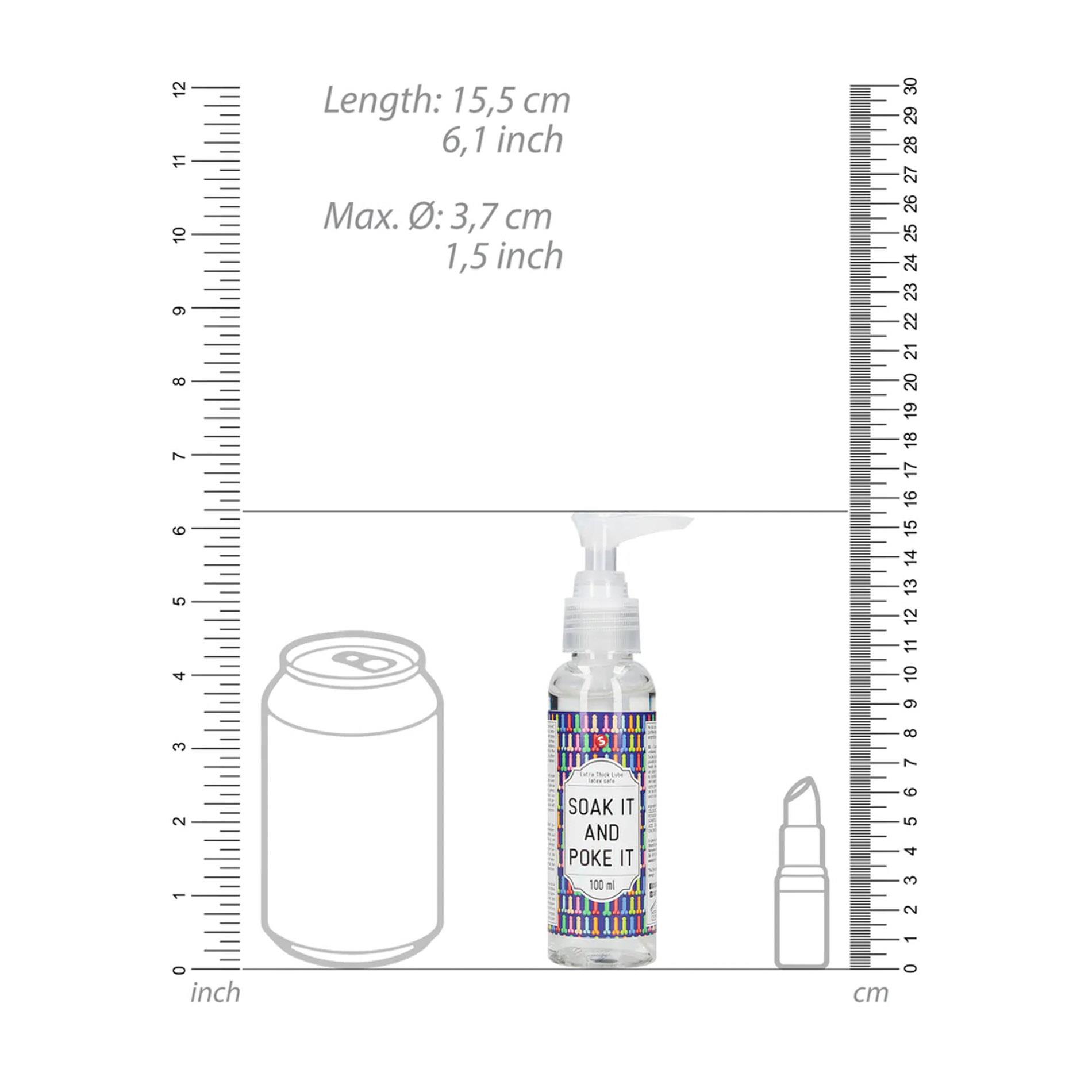 Soak It And Poke It - Extra Thick Lubricant - 100 Ml