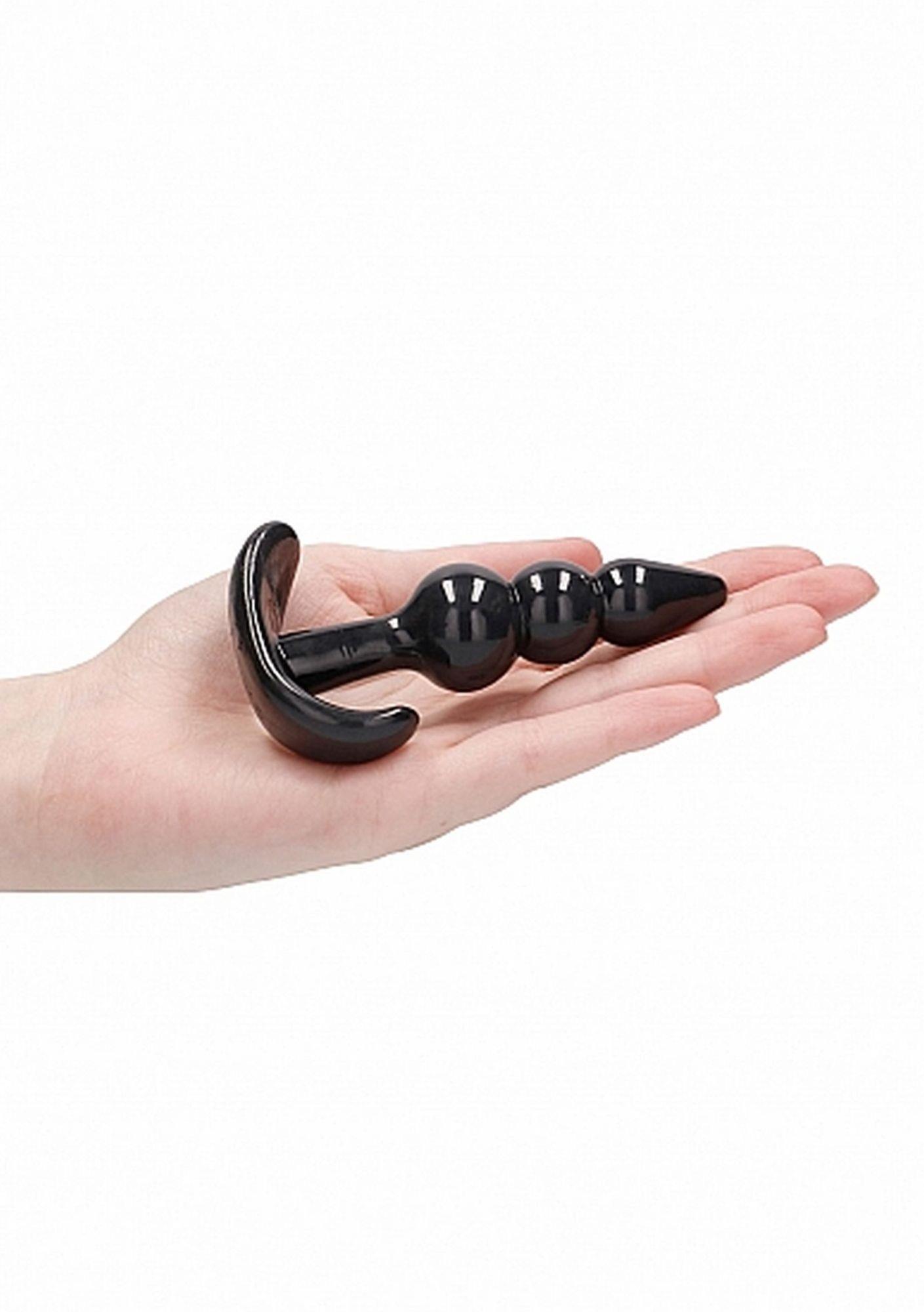 No. 80 - 4-Piece Butt Plug Set - Black