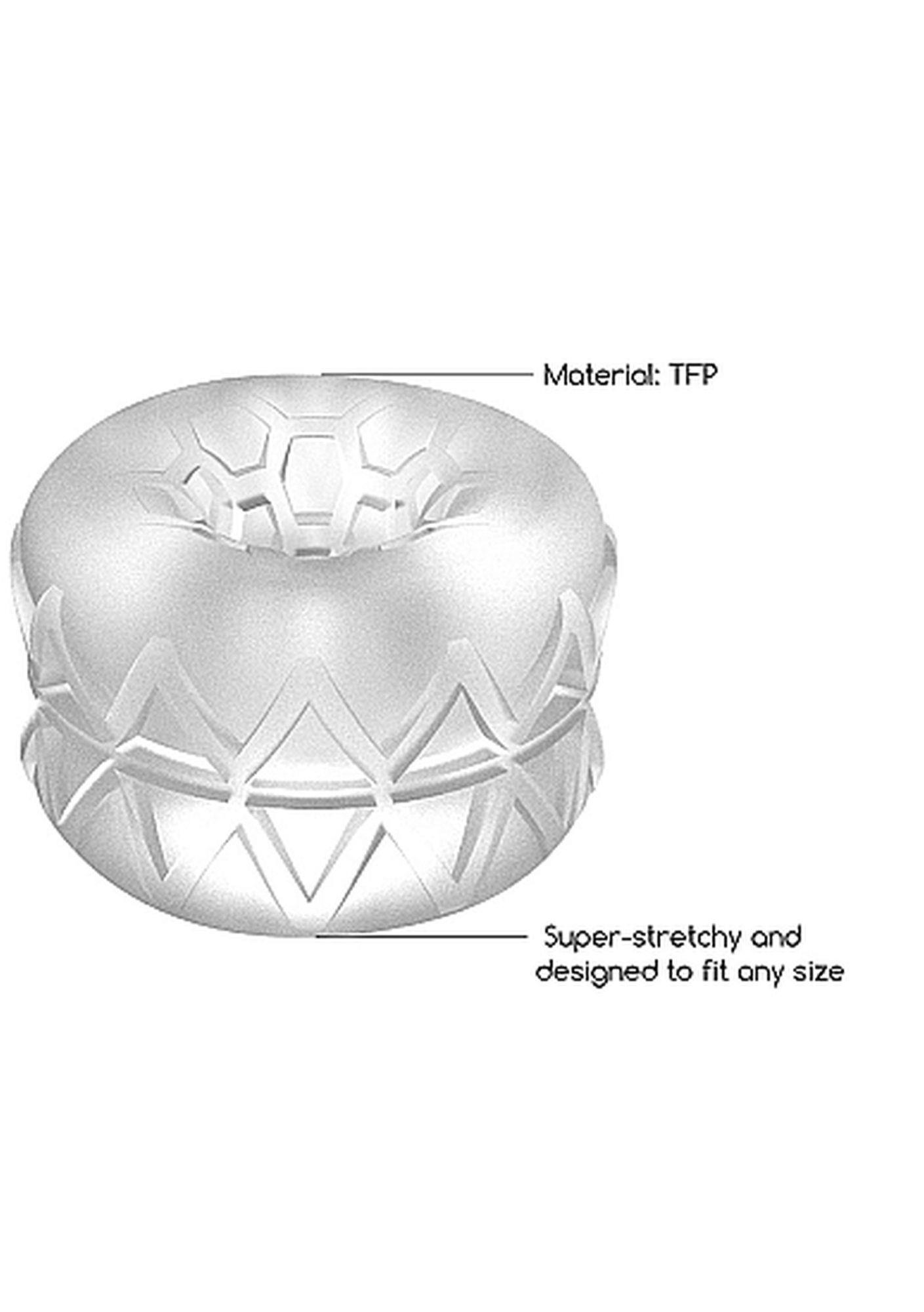 N0. 92 - Reversible Masturbator And Bumper - Transparent