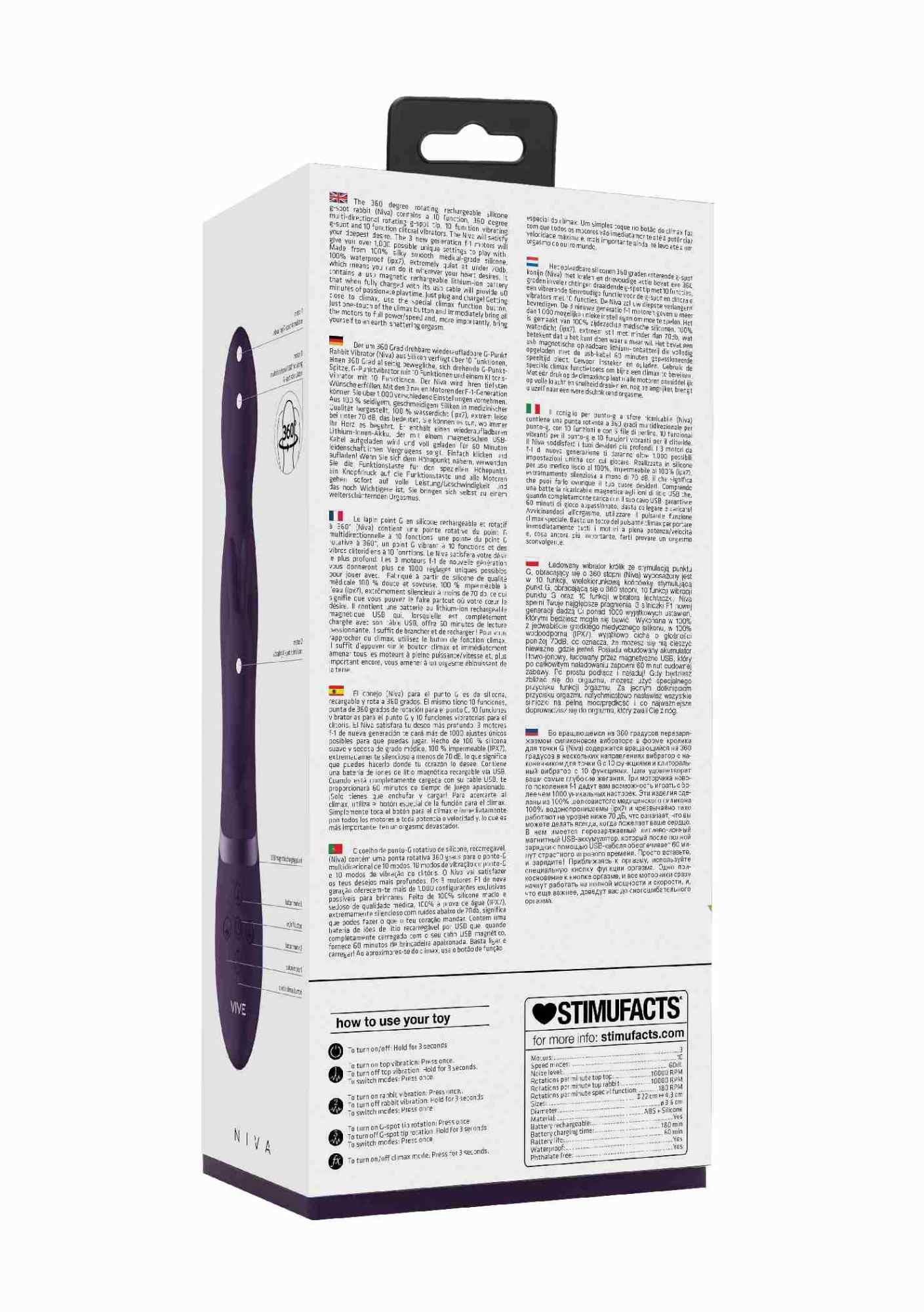 Niva - 360Degrees Rabbit - Purple