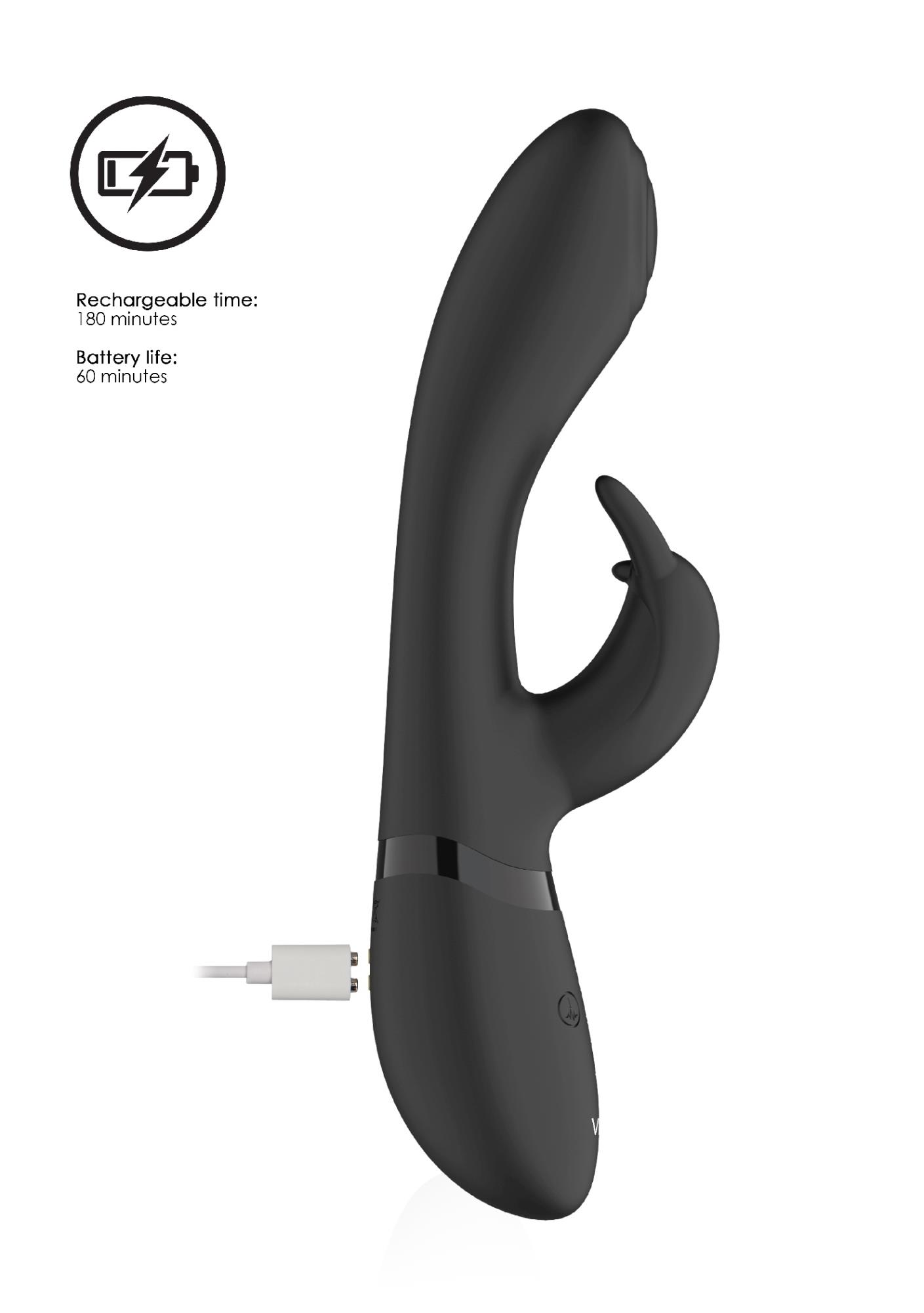 Cato - Pulse G-Spot Rabbit - Black