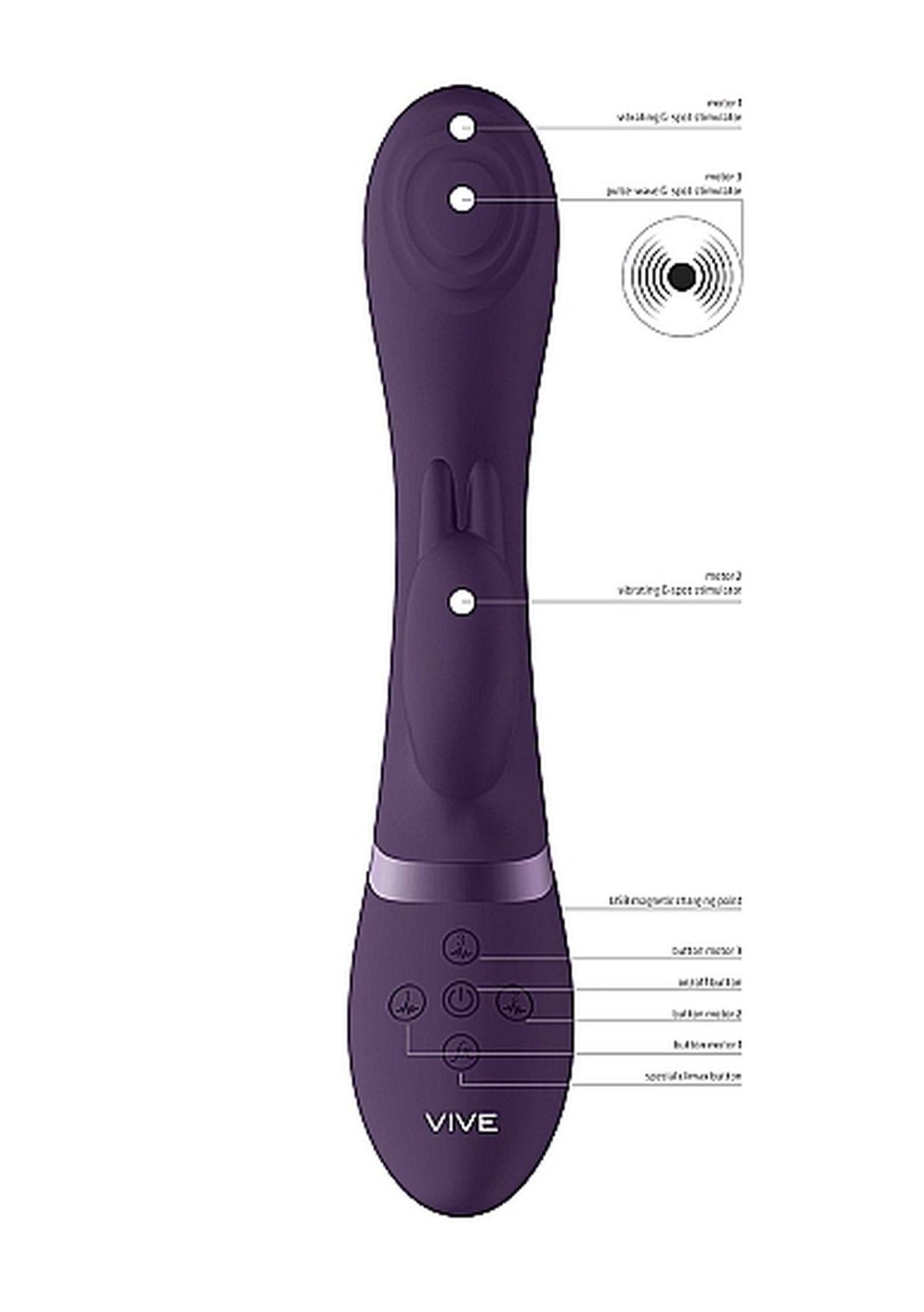 Cato - Pulse G-Spot Rabbit - Purple