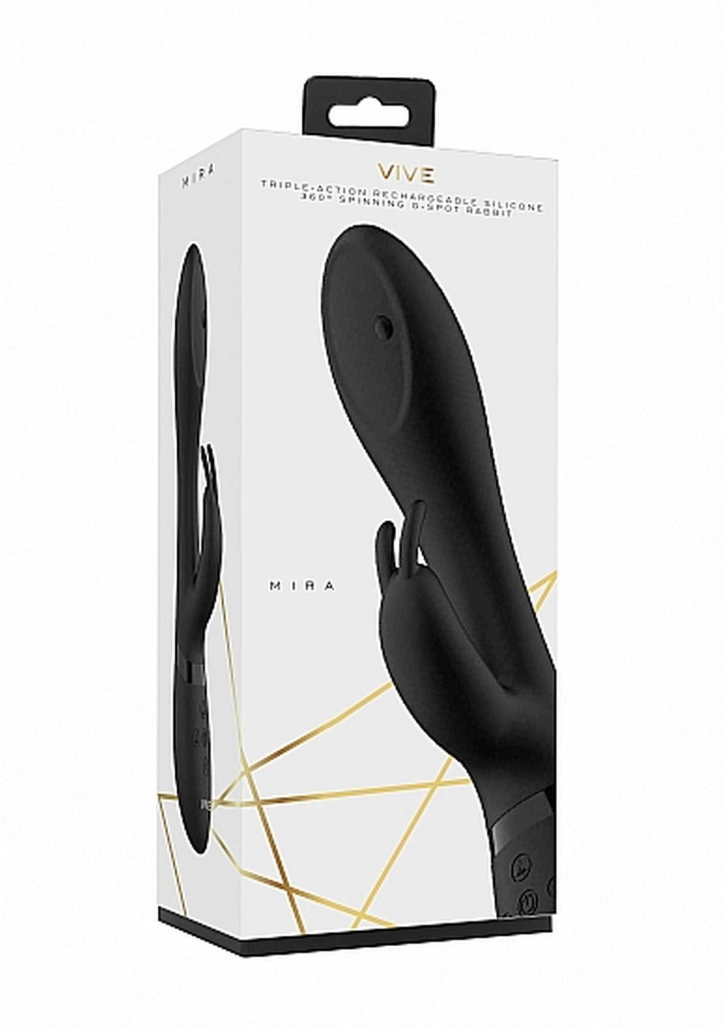Wibrator Mira - Spinning G-Spot Rabbit - Black