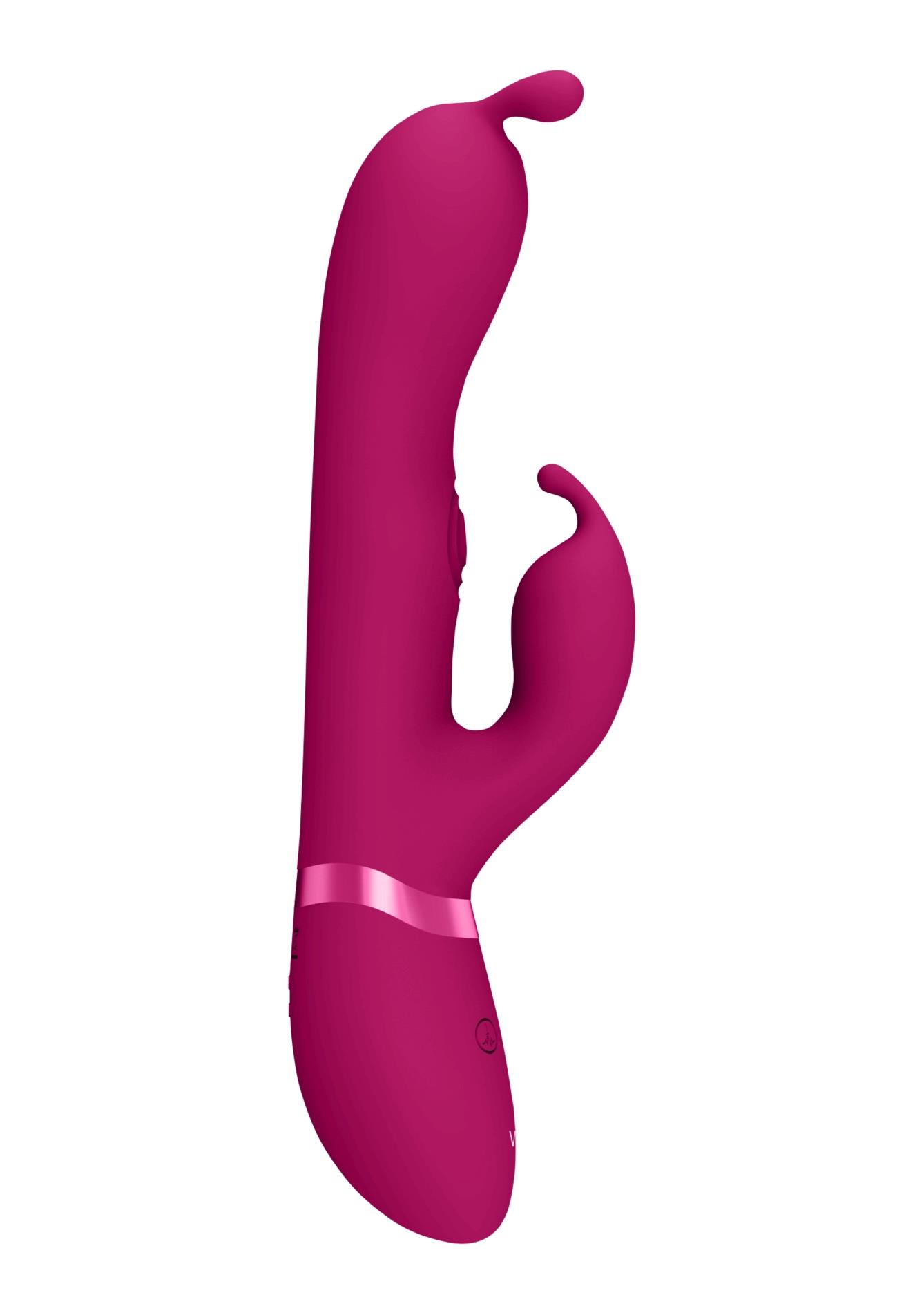 Gada - Vibrating Bunny Ear G-Spot Rabbit With Pulse Wave Shaft