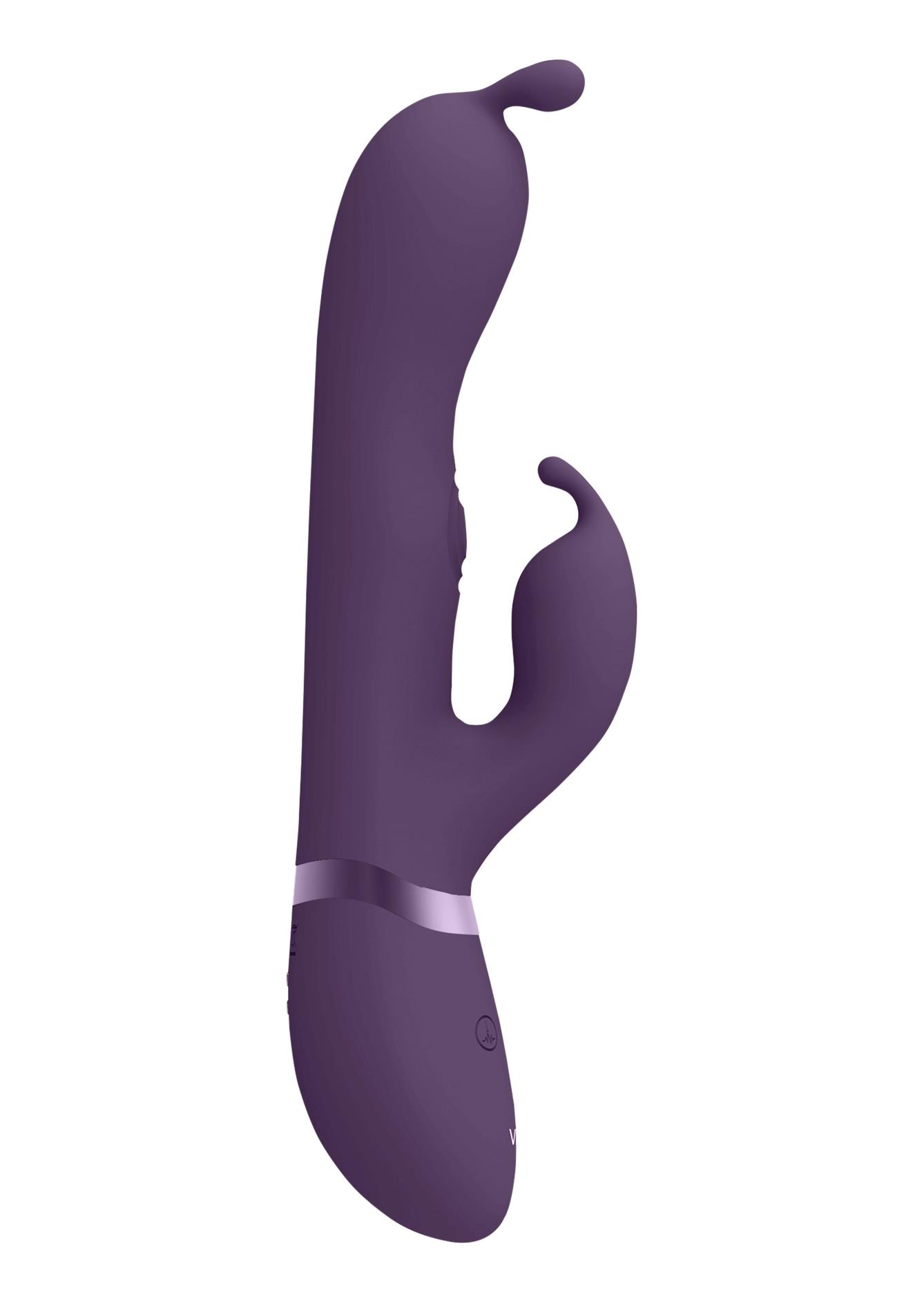 Gada - Vibrating Bunny Ear G-Spot Rabbit With Pulse Wave Shaft