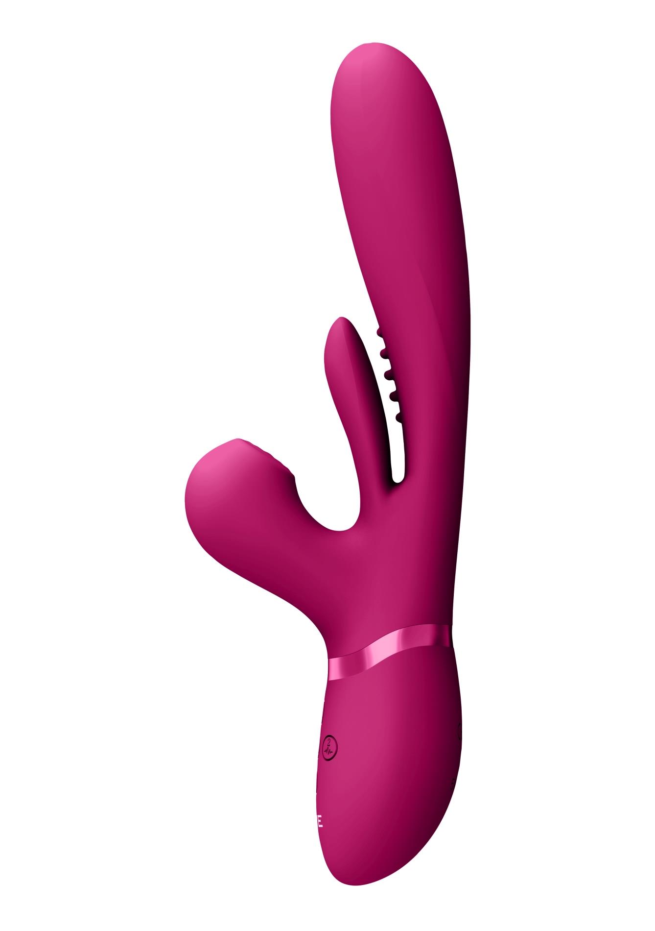 Kura - Thrusting G-Spot Vibrator With Flapping Tongue