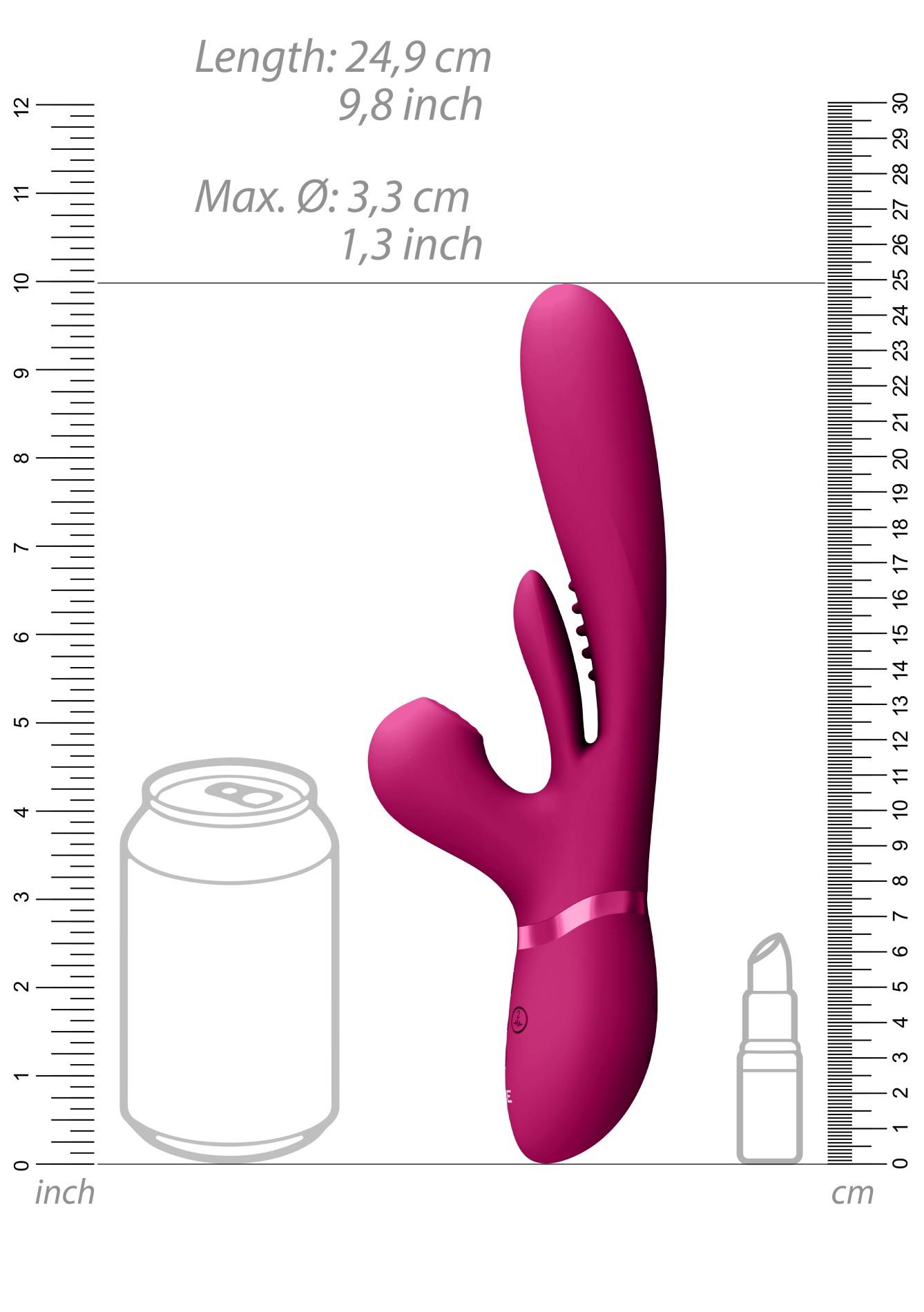 Kura - Thrusting G-Spot Vibrator With Flapping Tongue