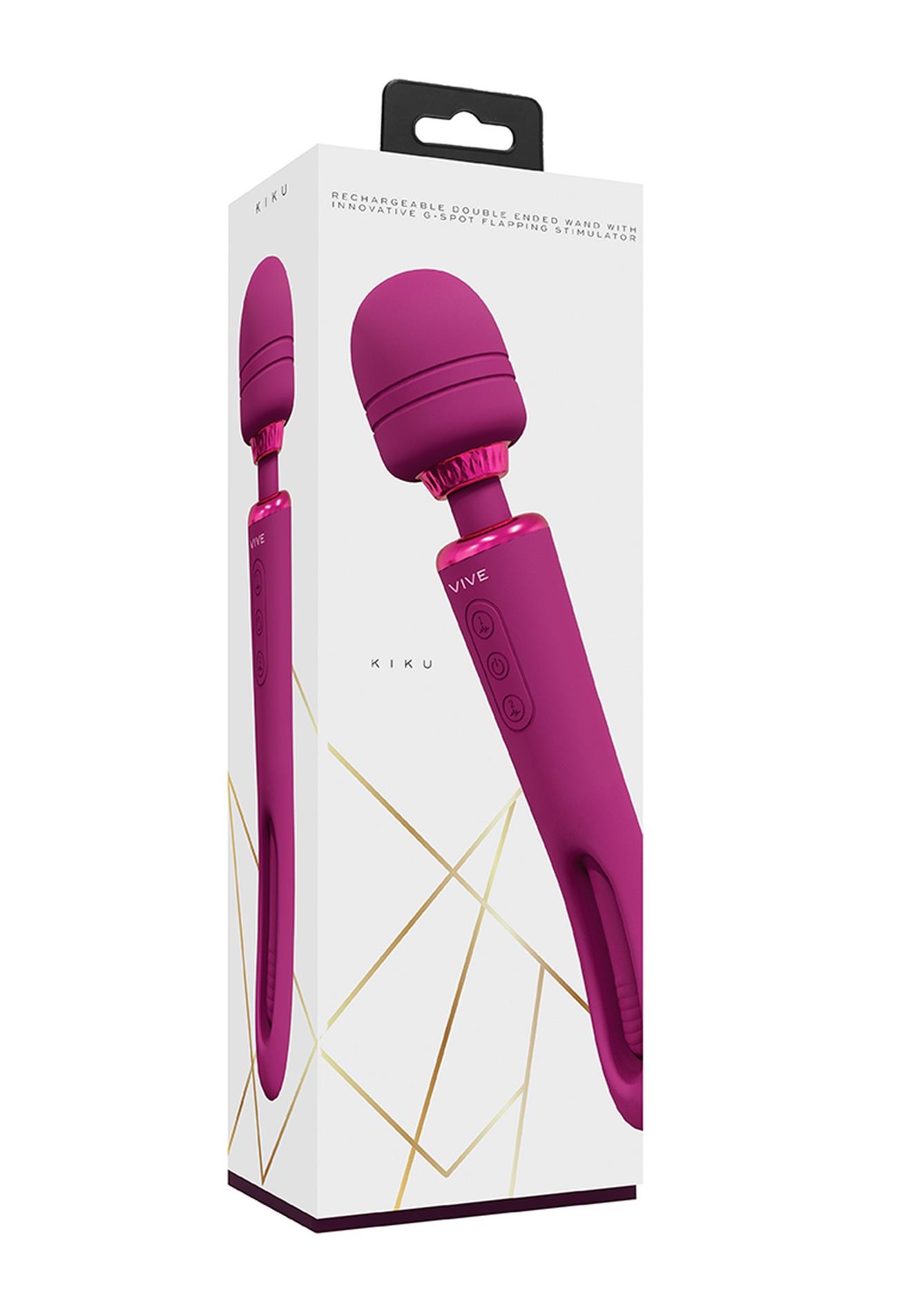Vive - Kiku - Rechargeable Double Ended Wand With Innovative G-Spot