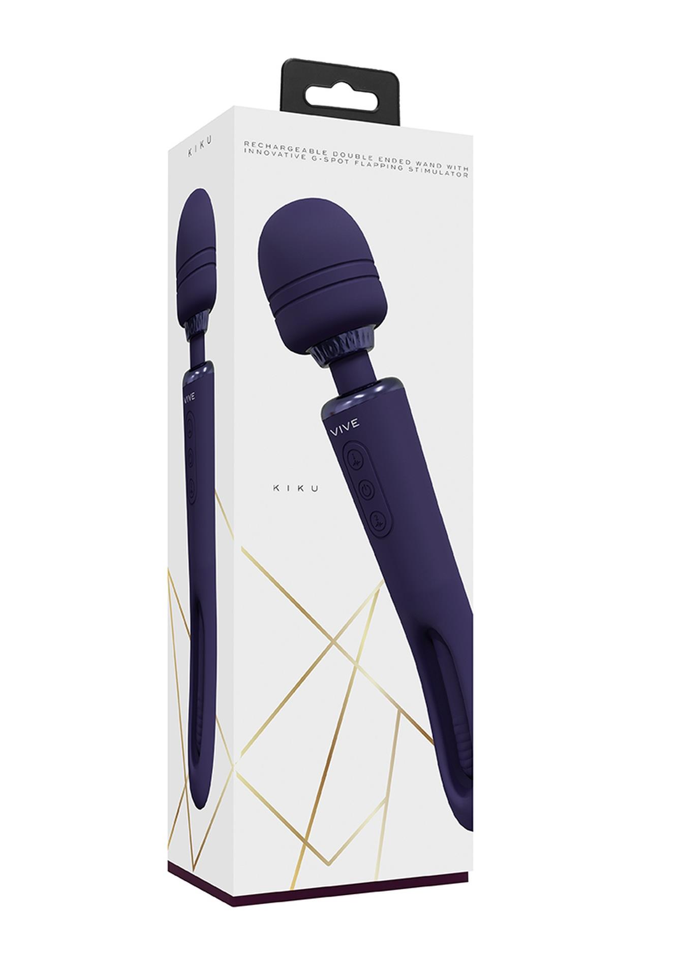 Vive - Kiku - Rechargeable Double Ended Wand With Innovative G-Spot