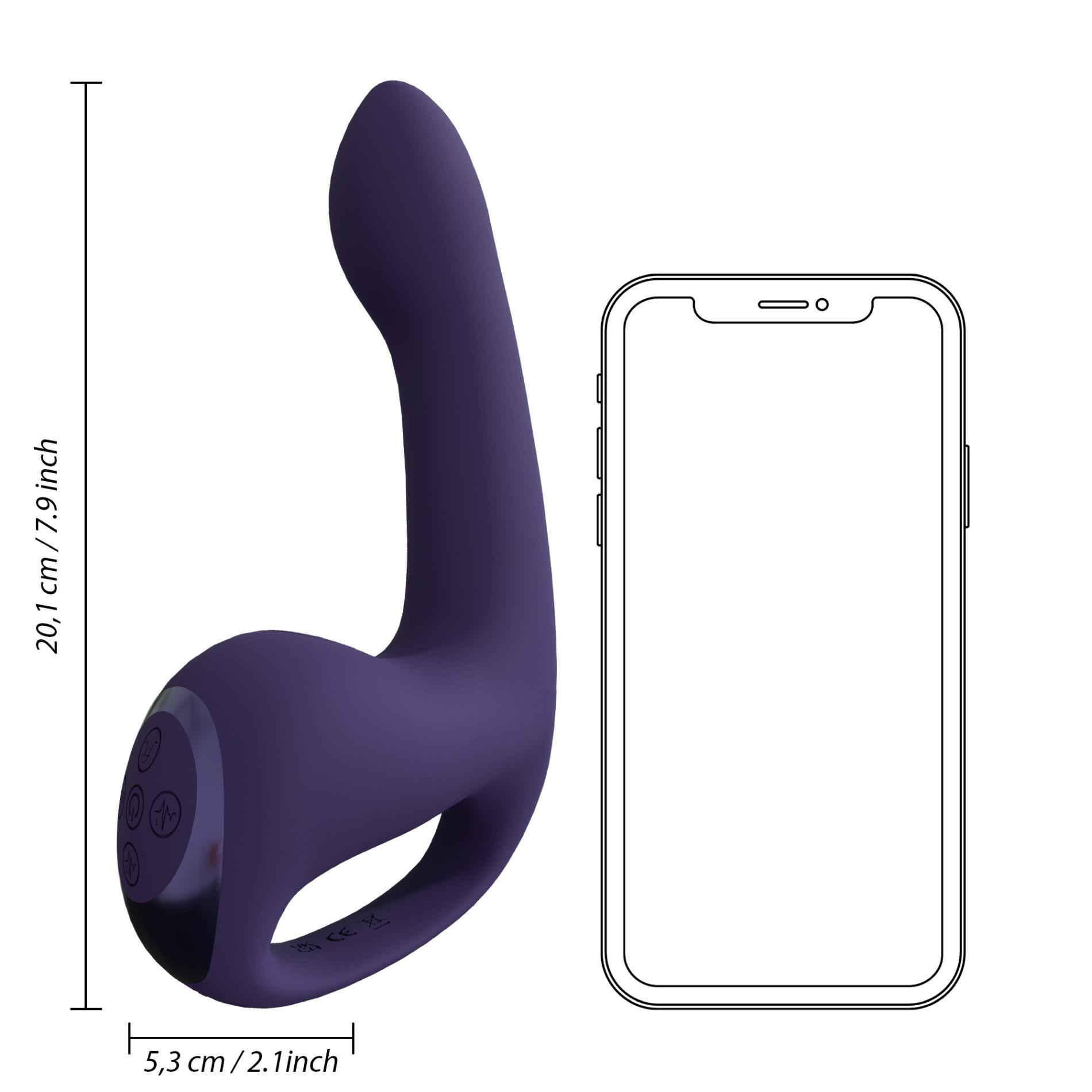 Riko - Rechargeable Triple Action Vibrator With Advanced Finger Motion