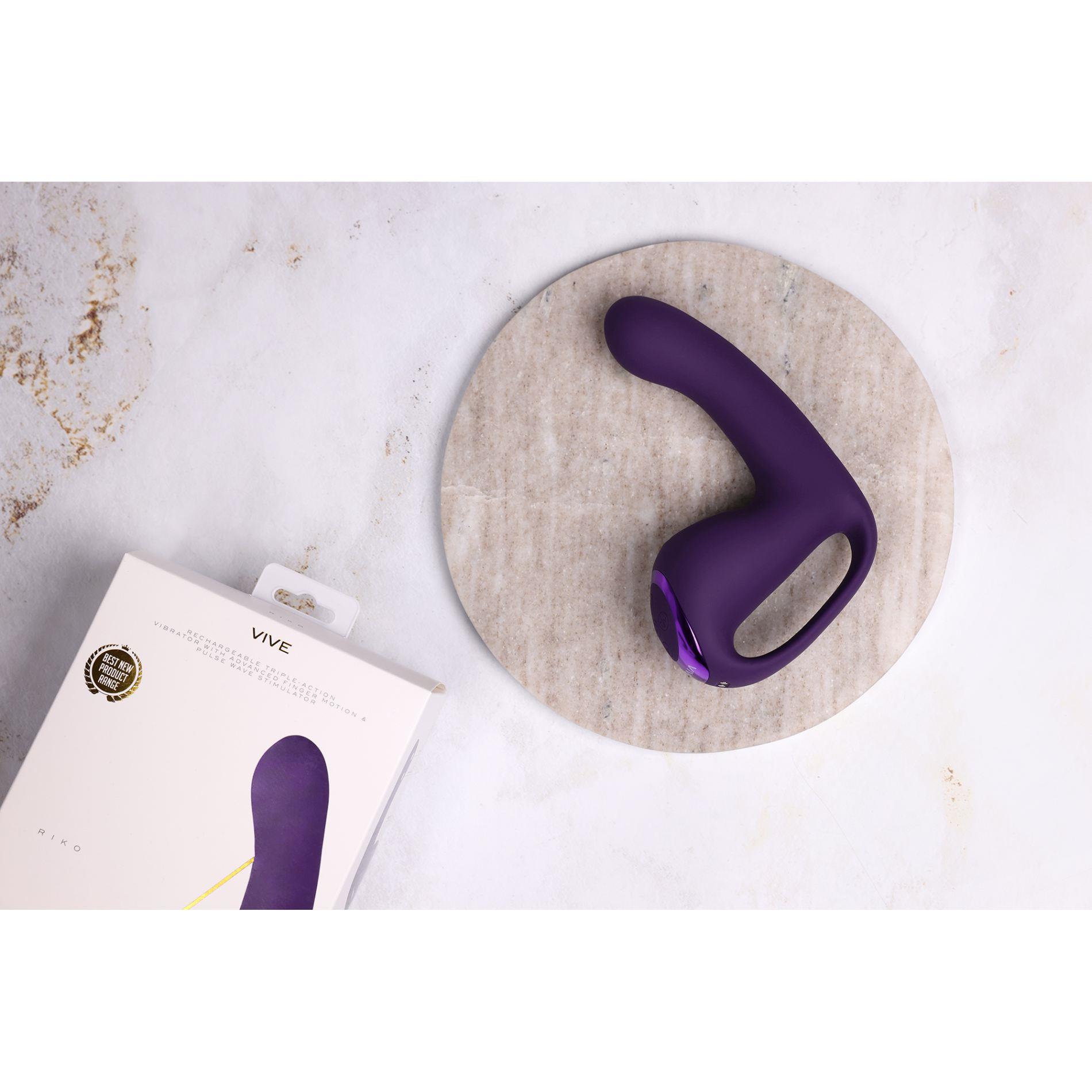 Riko - Rechargeable Triple Action Vibrator With Advanced Finger Motion