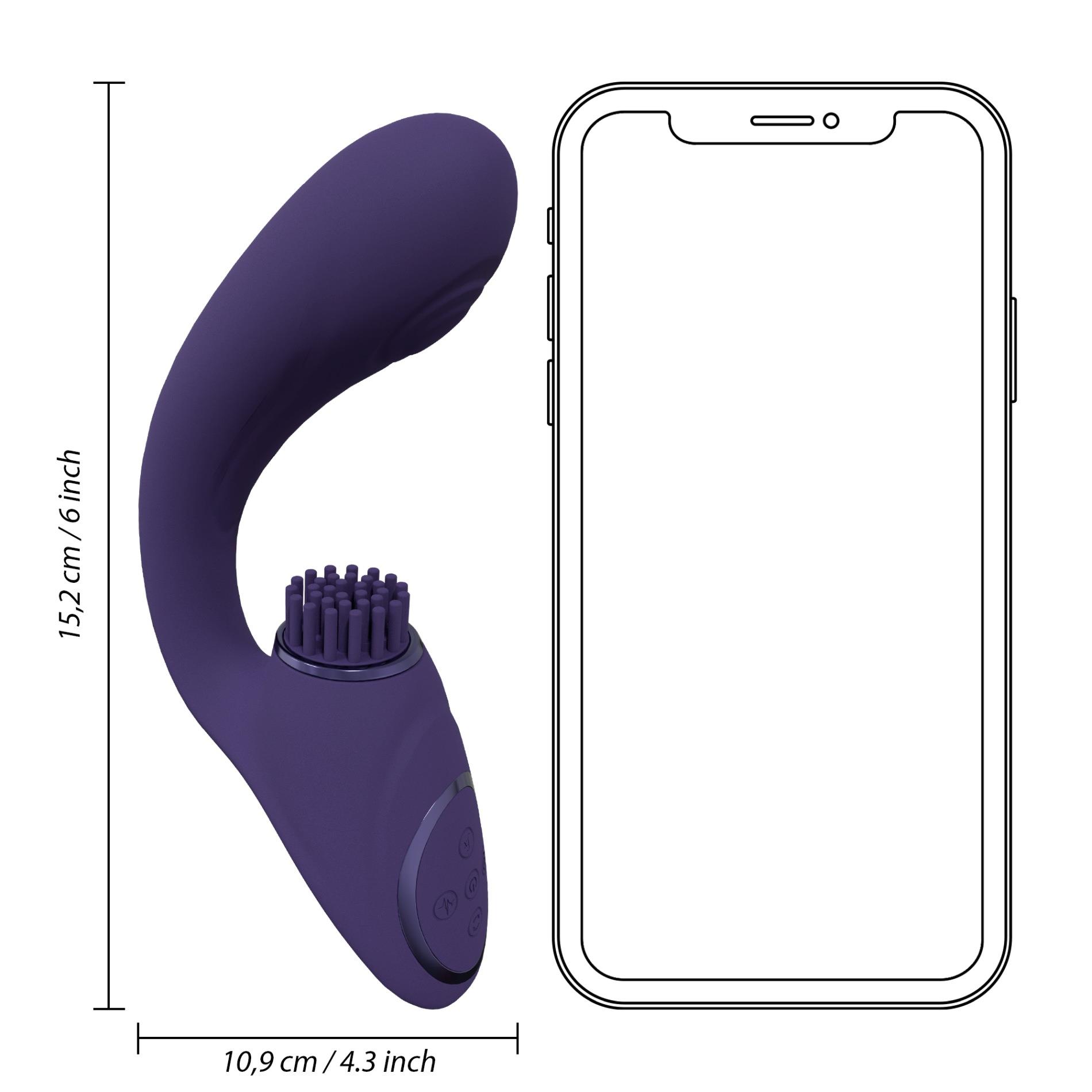 Gen - Rechargeable Triple Action G-Spot Vibrator With Pulse Wave
