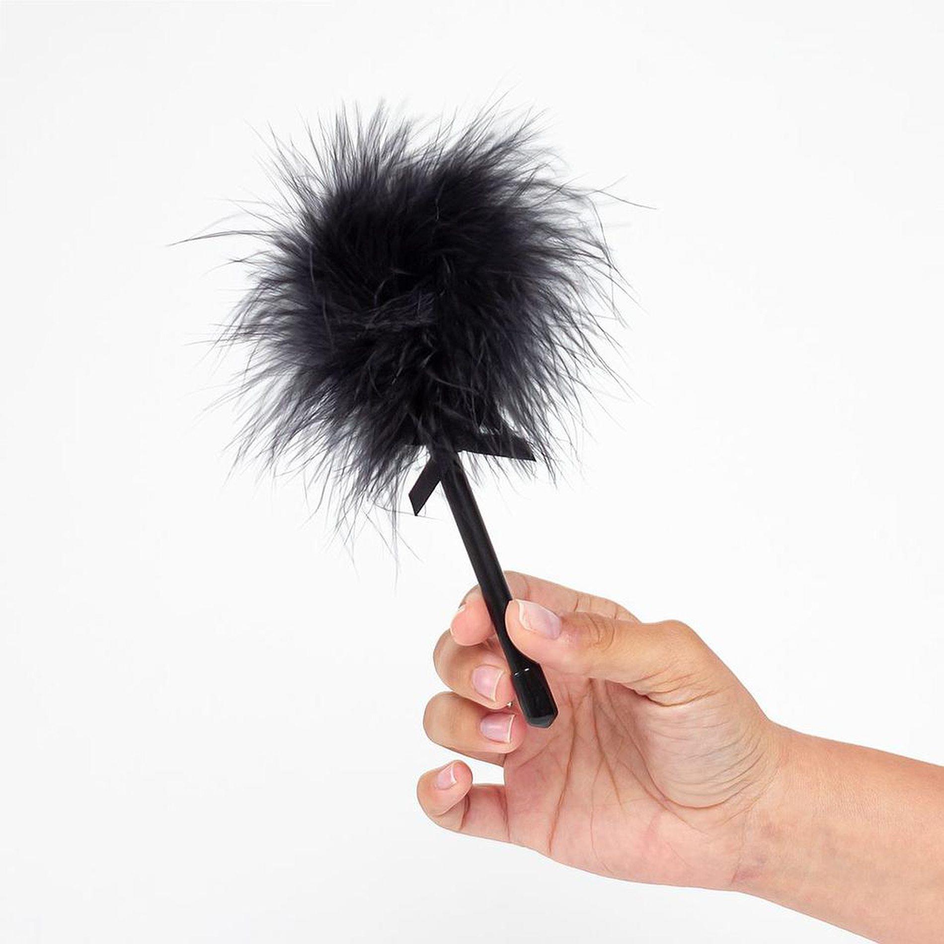 Mini Black Feather Tickler