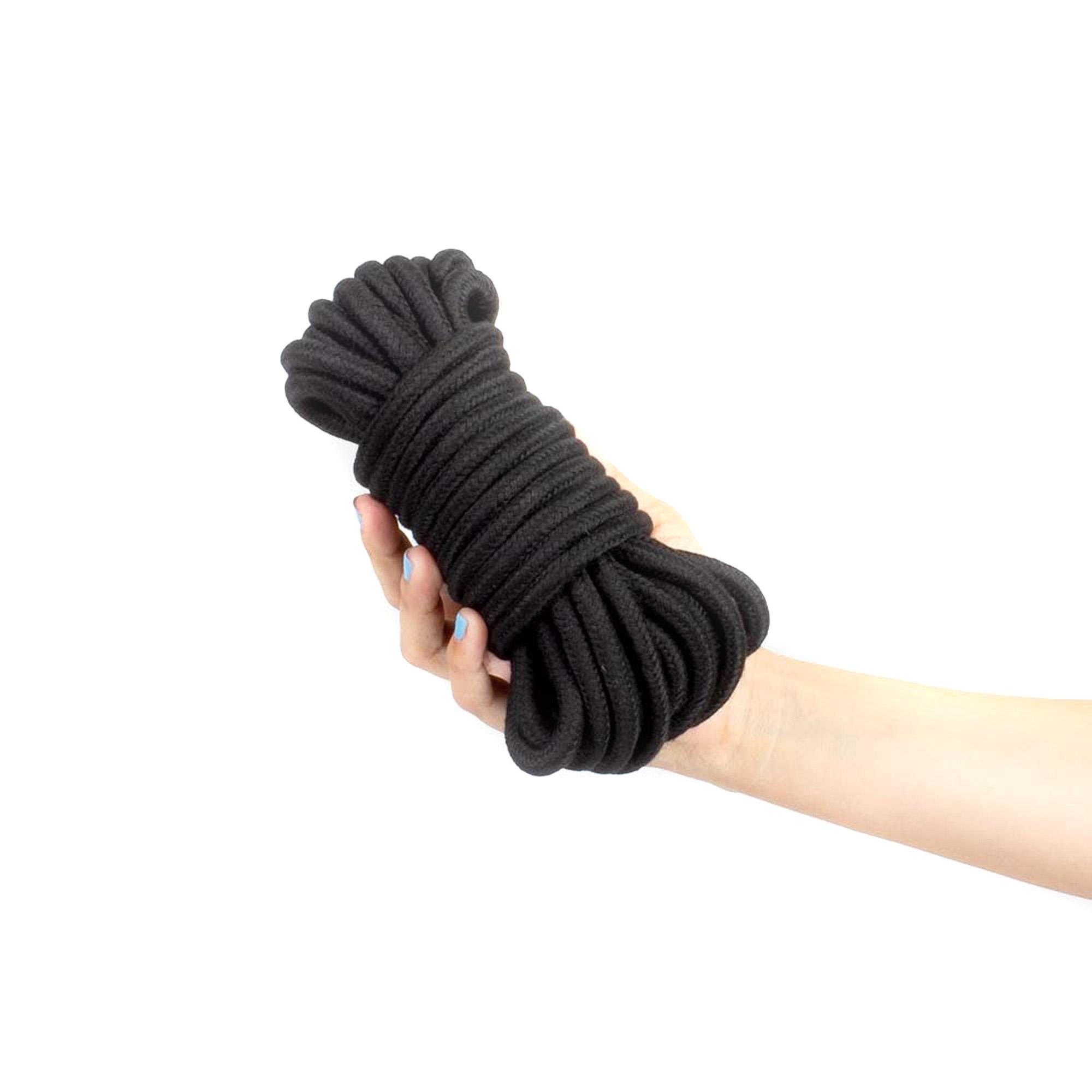 Wiązania-Black Bondage Rope Bdsm