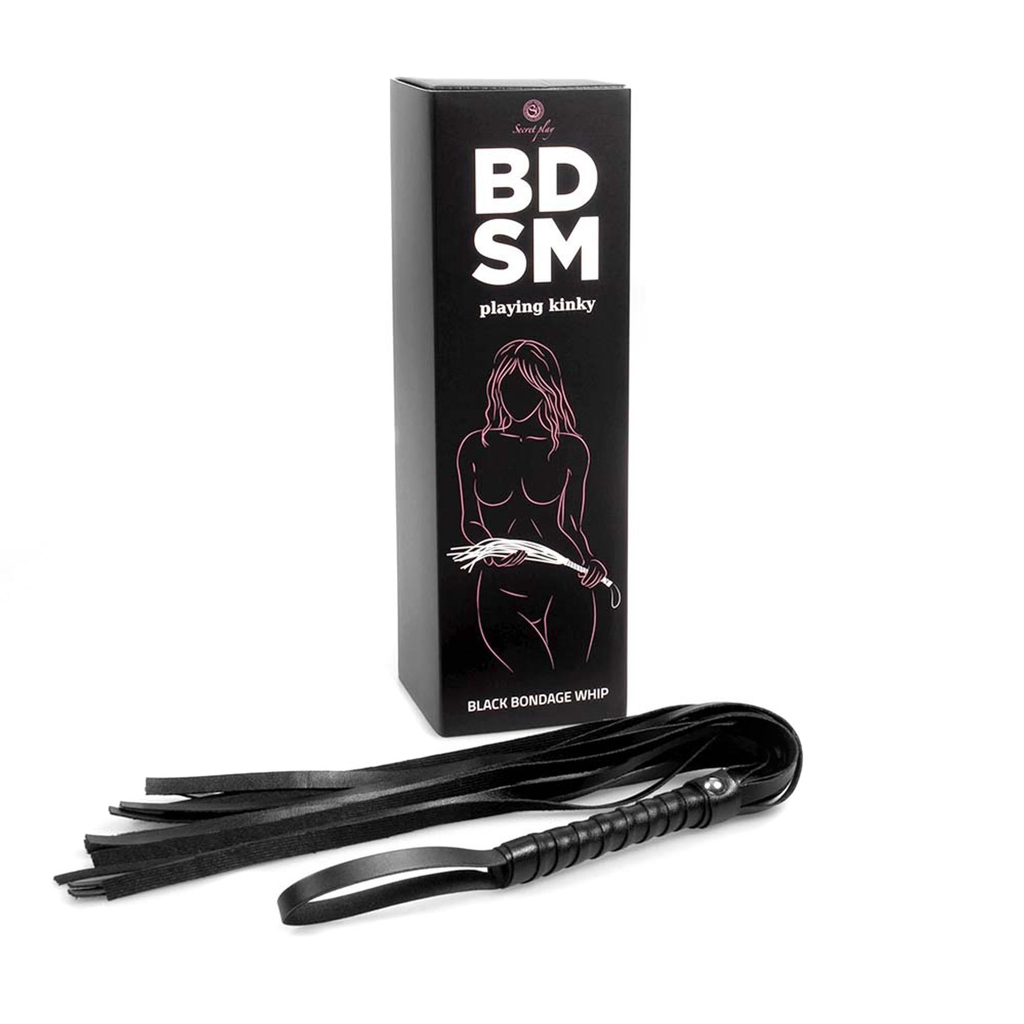 Pejcz-Black Bondage Whip Bdsm