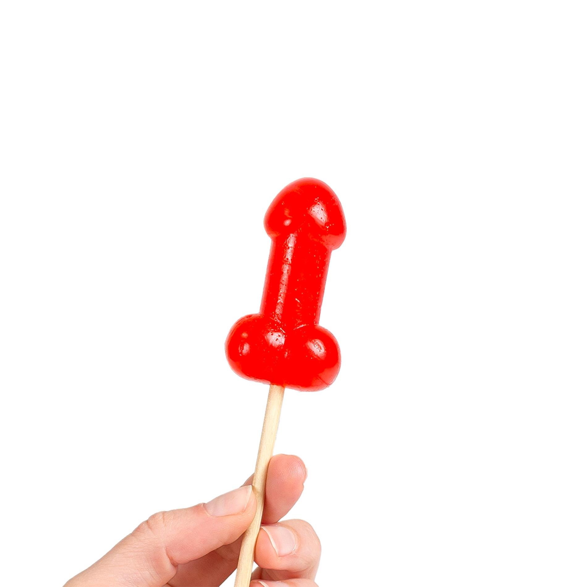 Cherry Candy Penis Lollipop With Spicy Warming Effect