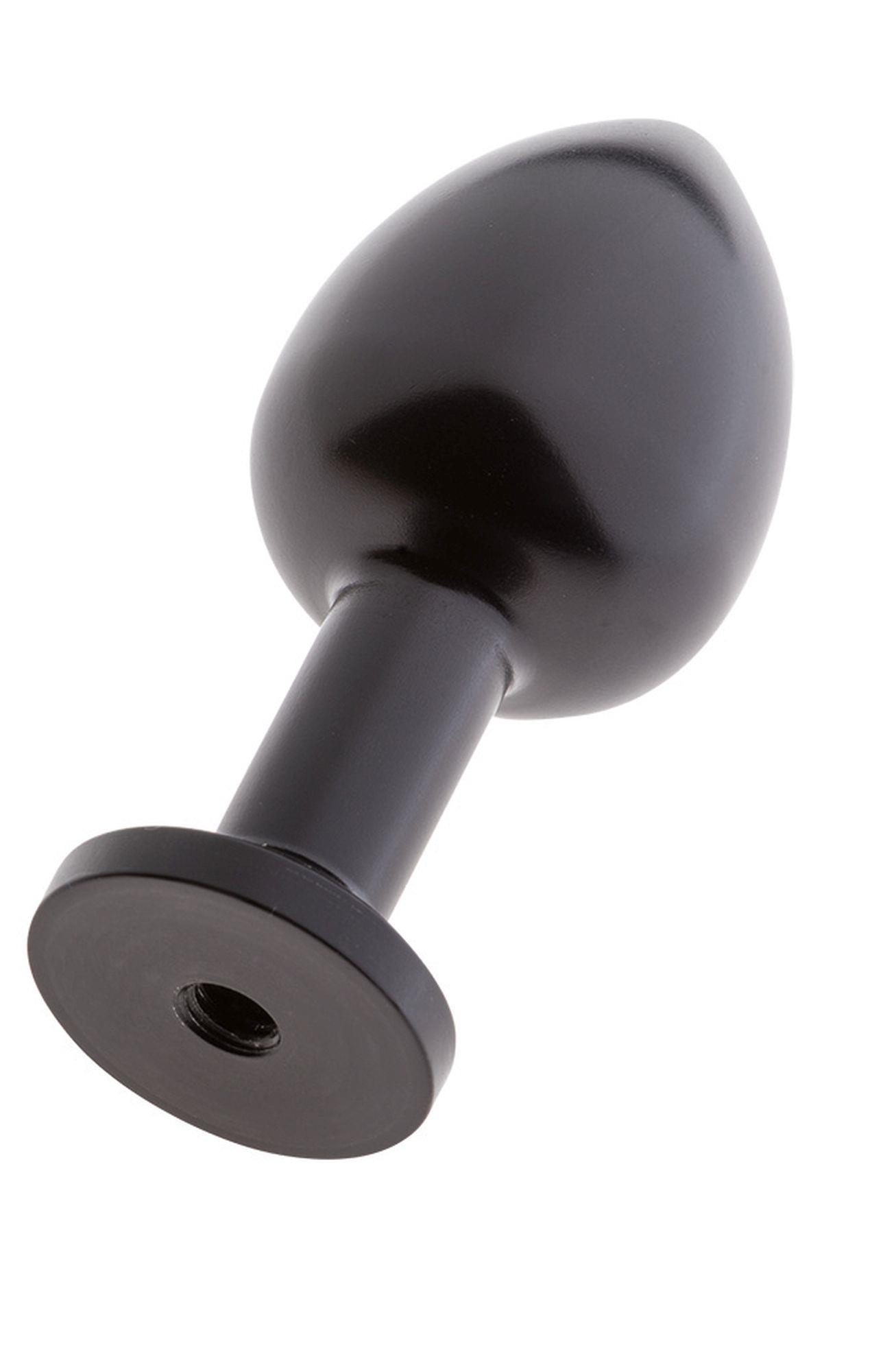 Malesation Alu-Plug With Suction Cup Small, Black