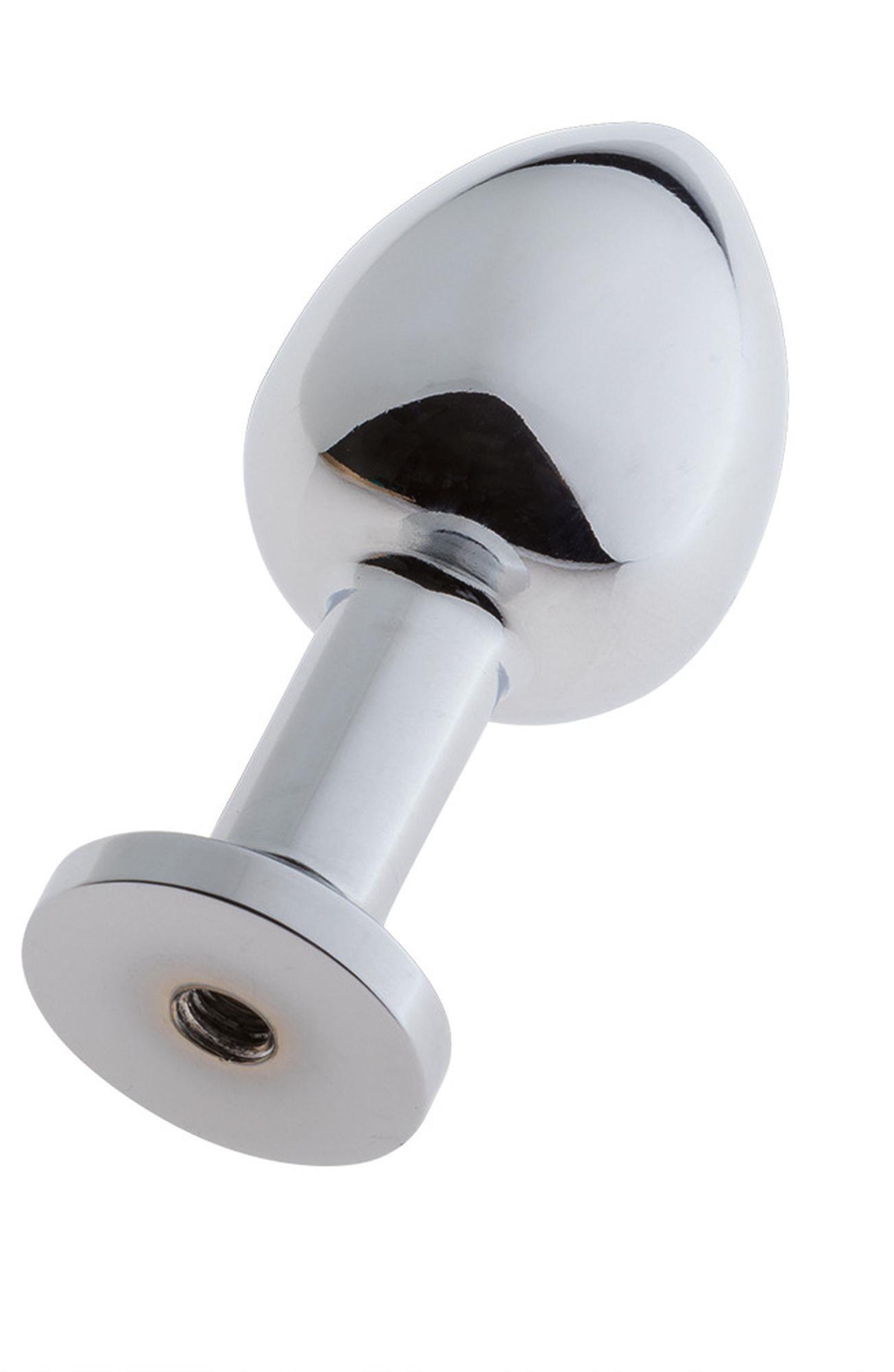 Malesation Alu-Plug With Suction Cup Small, Chrome
