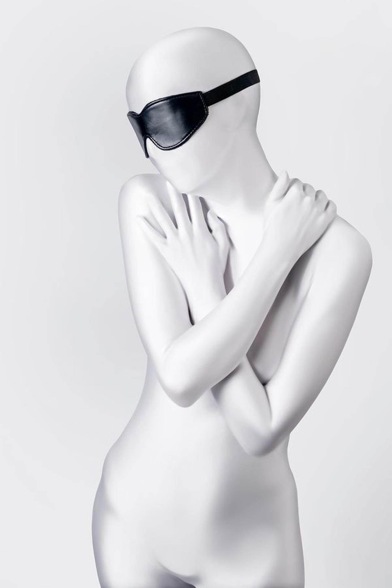 Anonymo Mask, Pu Leather, Black, 26.5 Cm