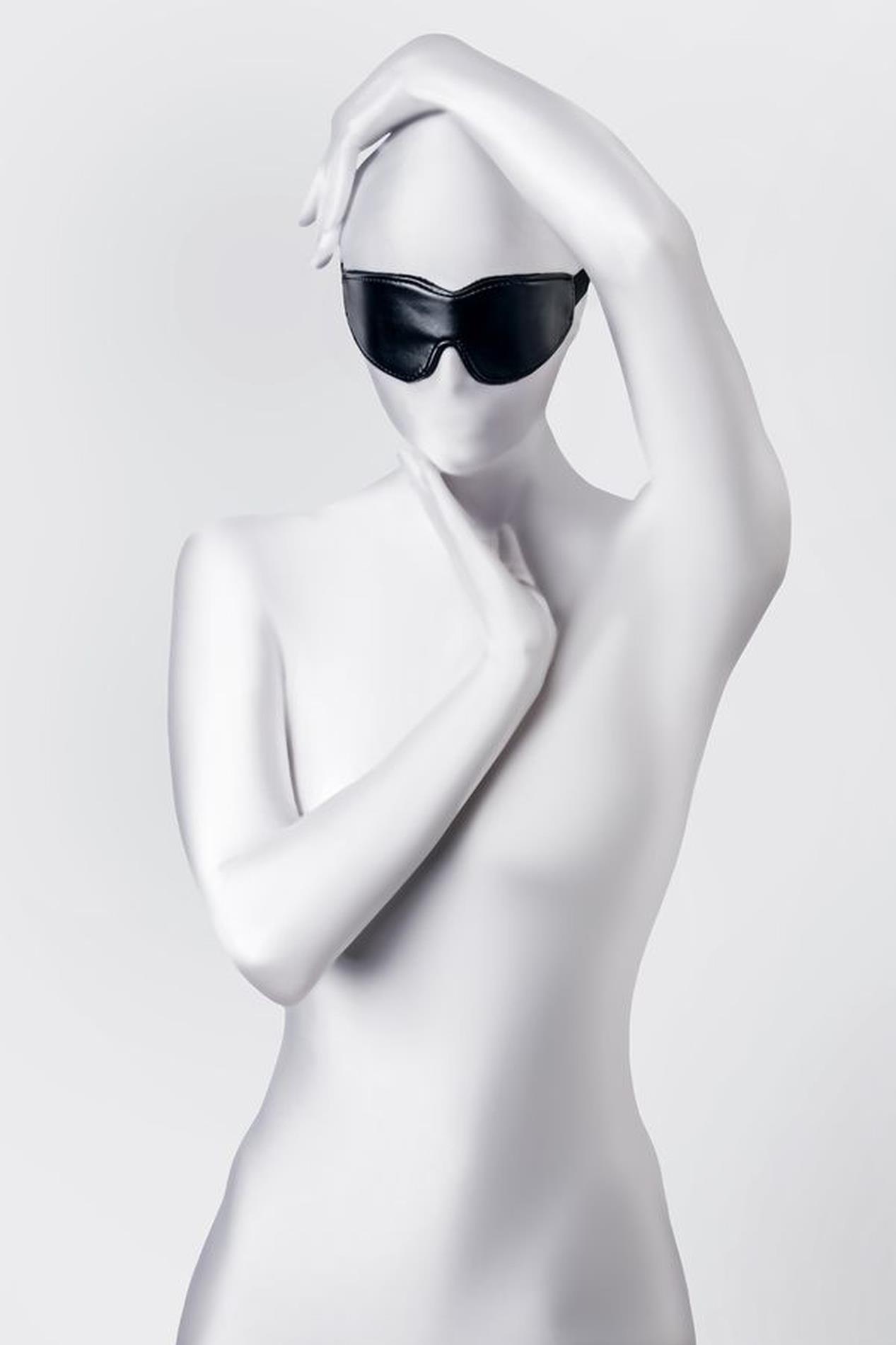Anonymo Mask, Pu Leather, Black, 26.5 Cm