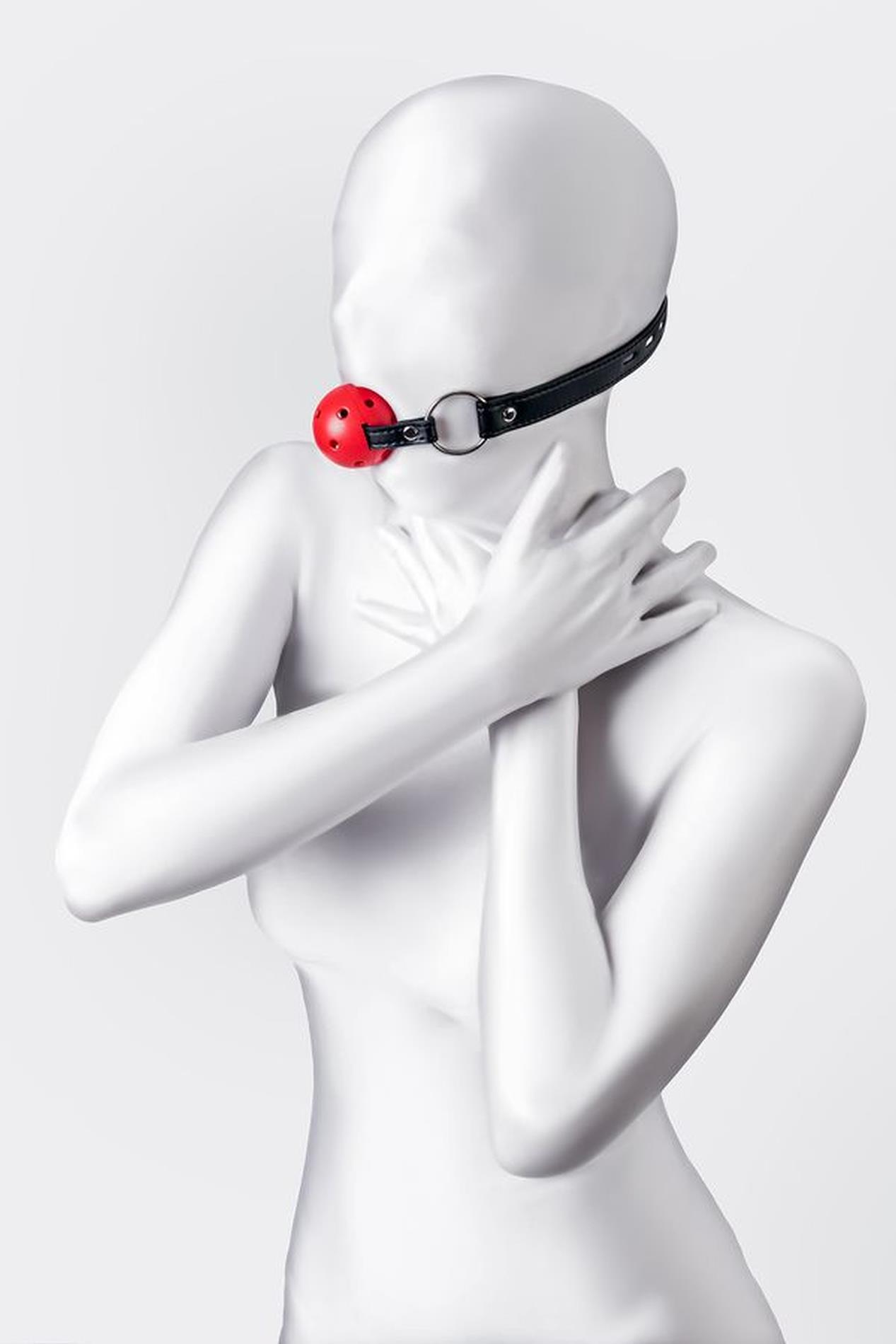 Anonymo Gag, Abs Plastic, Red, 64 Cm