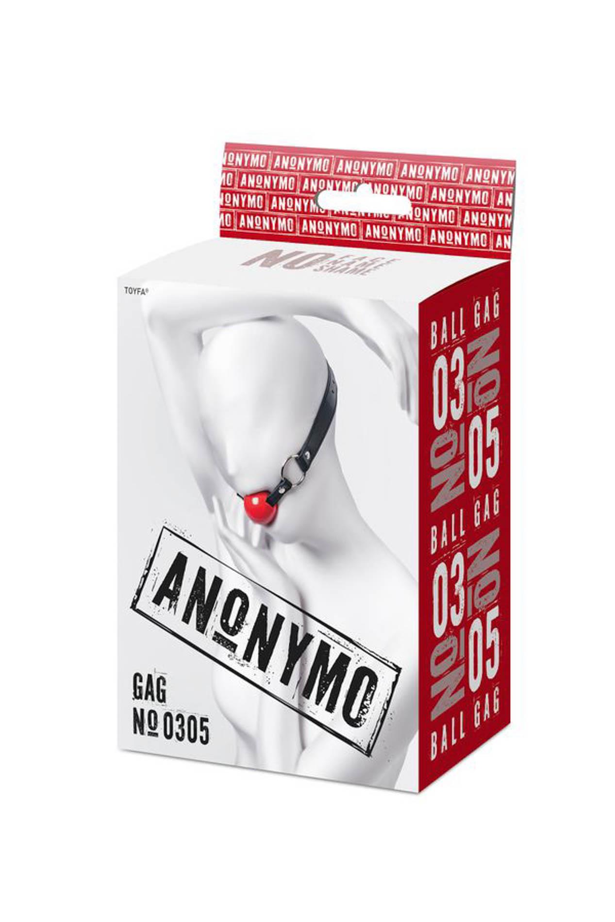 Anonymo Gag, Tpr, Red, 64 Cm