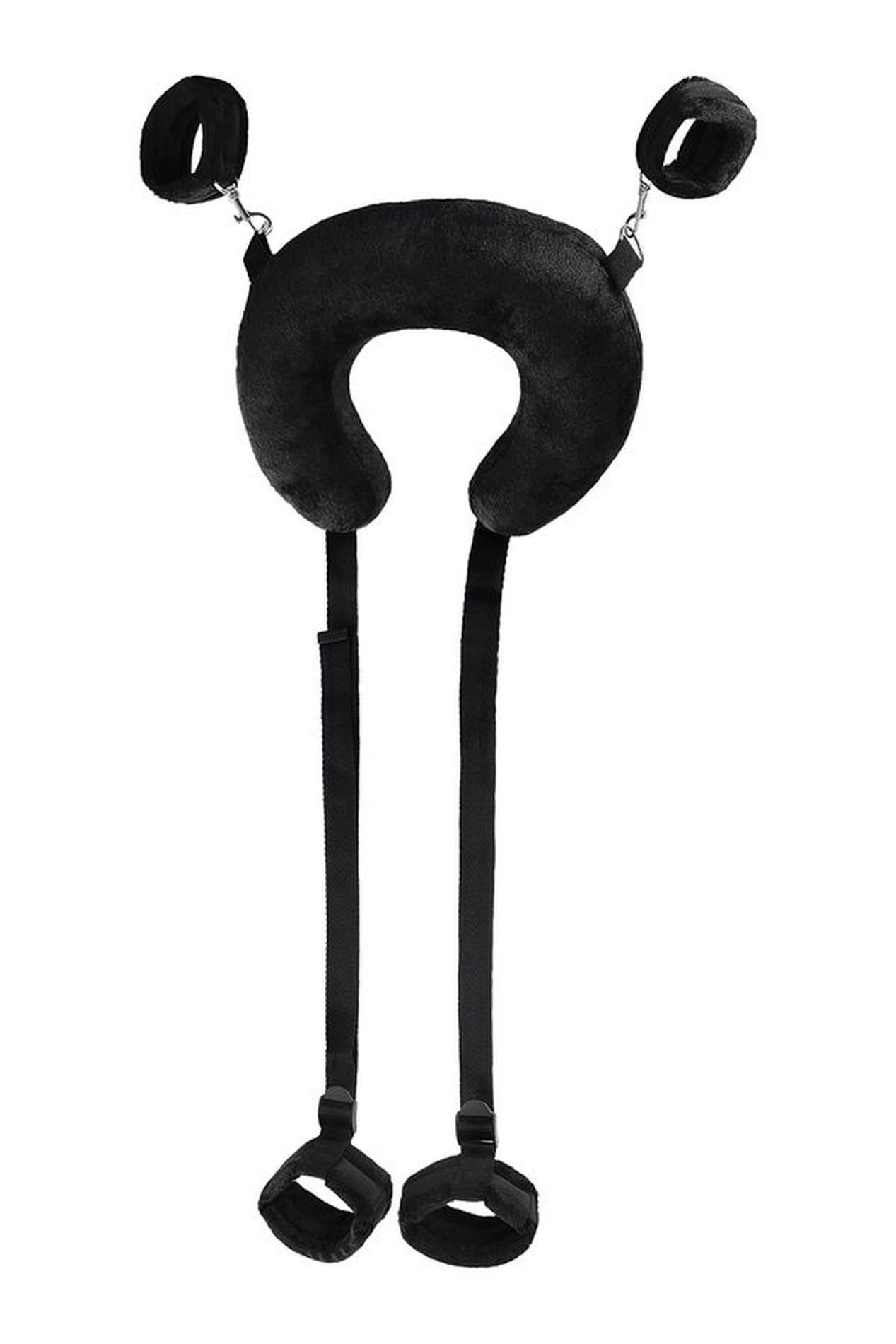 Anonymo Fixing Sling With Pillow, Velour, Black, 127 Cm