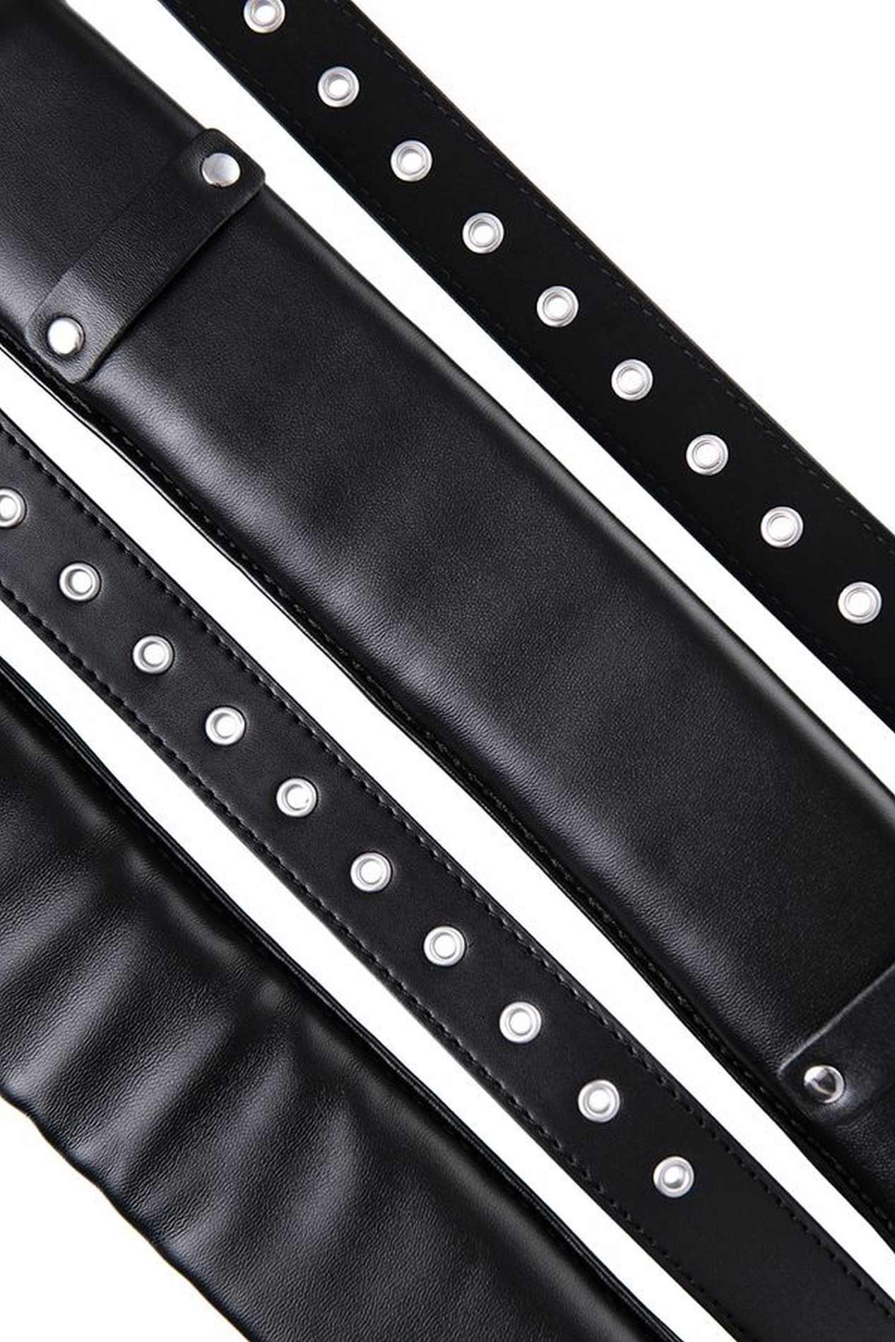 Anonymo Fixing Sling, Pu Leather, Black, 145 Cm