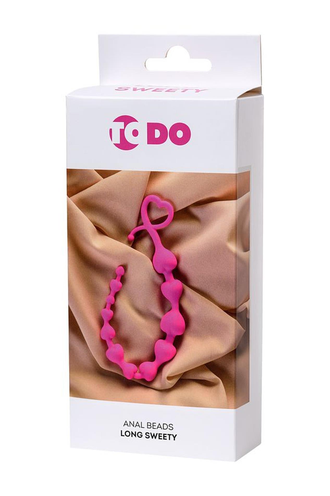 Todo Long Sweety Pink Anal Beads